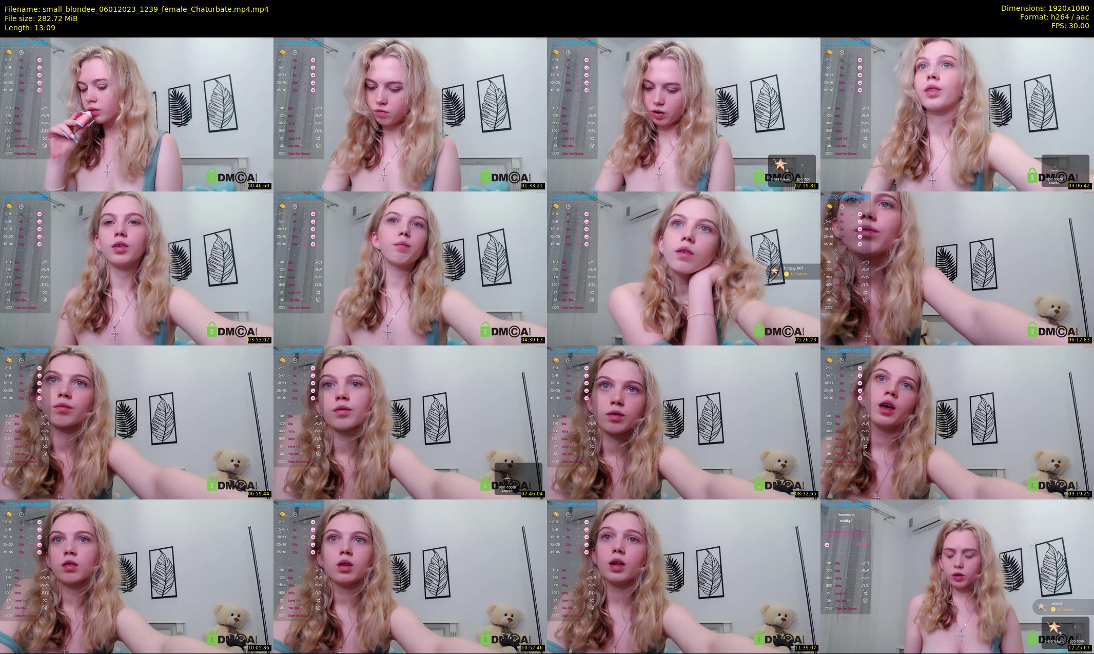small_blondee — 14 minute Chaturbate female cam show recording, 1080p, Jan 6, 2023