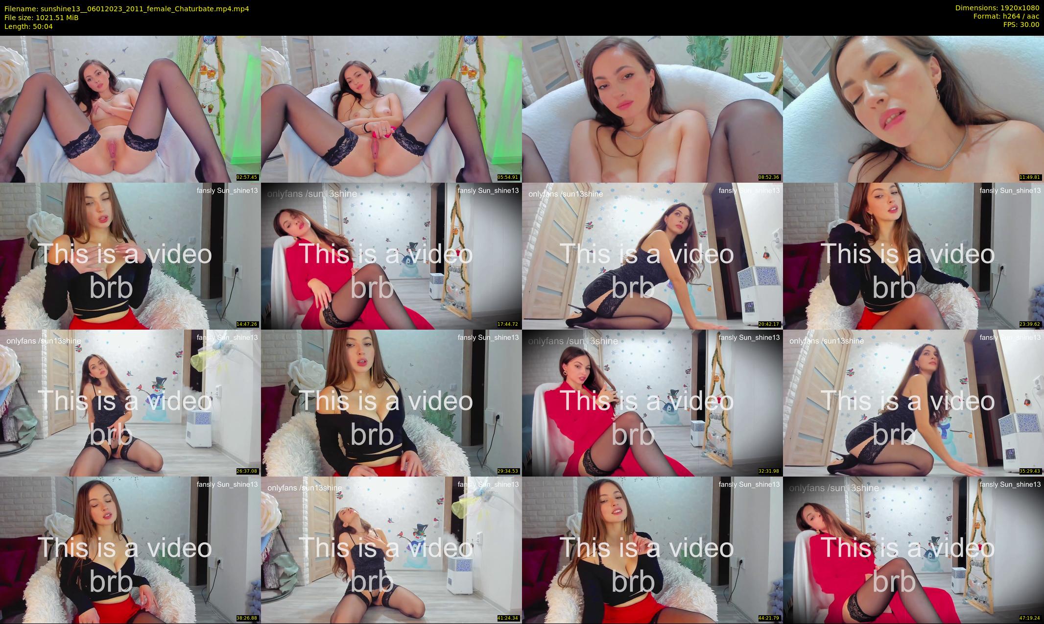 sunshine13_ — 51 minute Chaturbate female cam show recording, 1080p, Jan 6, 2023
