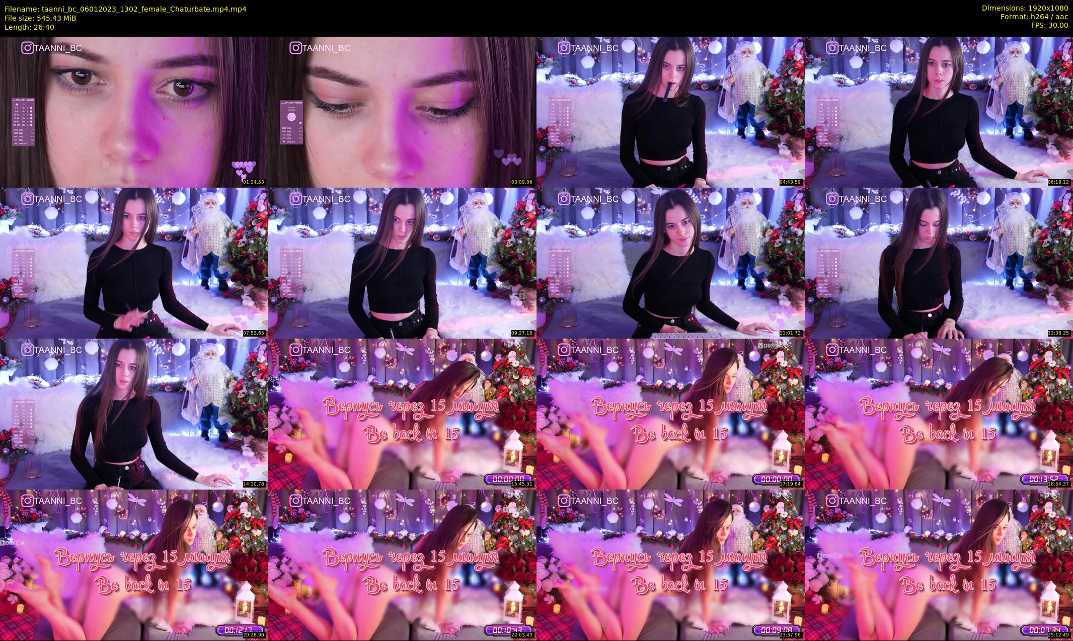 taanni_bc — 27 minute Chaturbate female cam show recording, 1080p, Jan 6, 2023