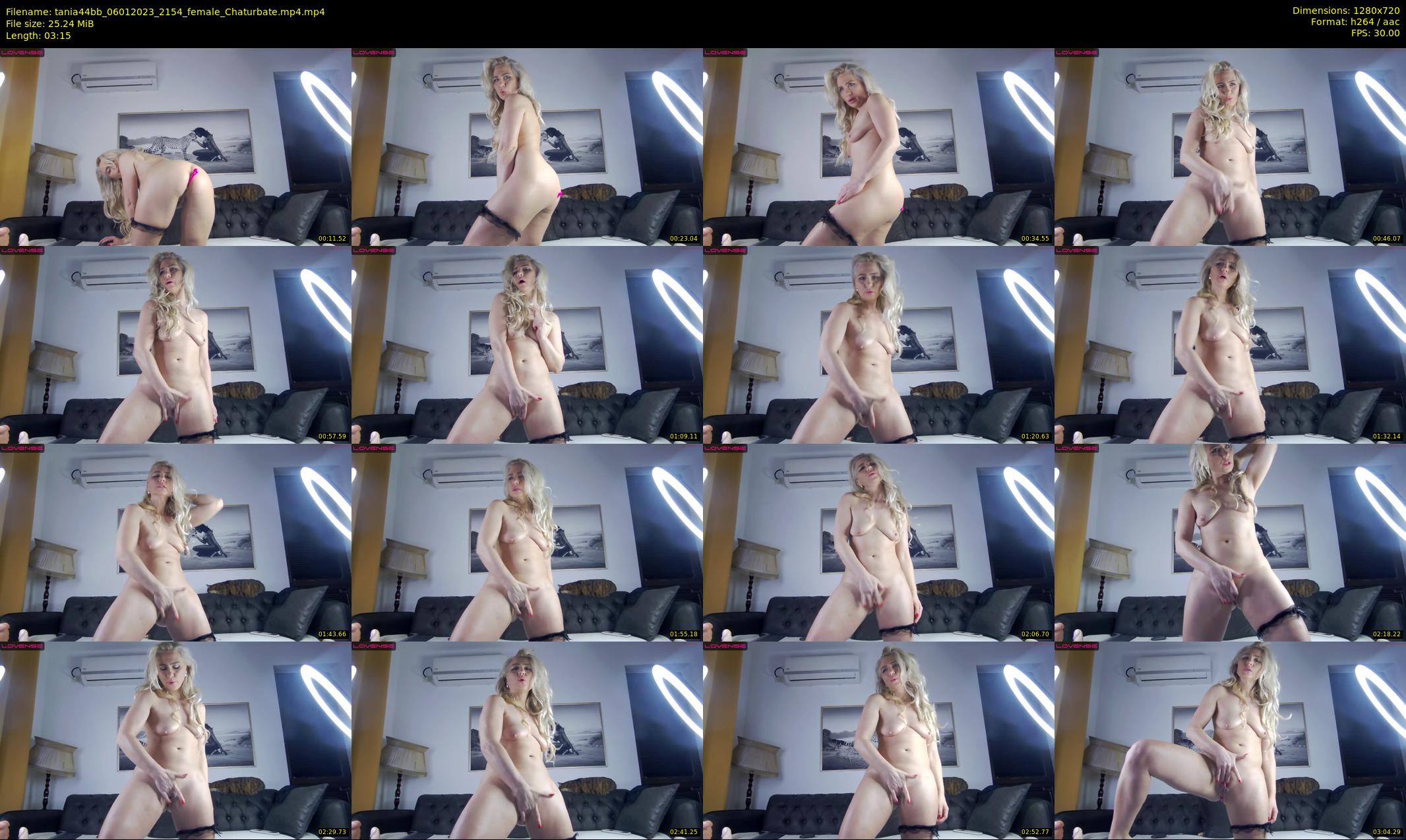 tania44bb — 4 minute Chaturbate female cam show recording, 720p, Jan 6, 2023