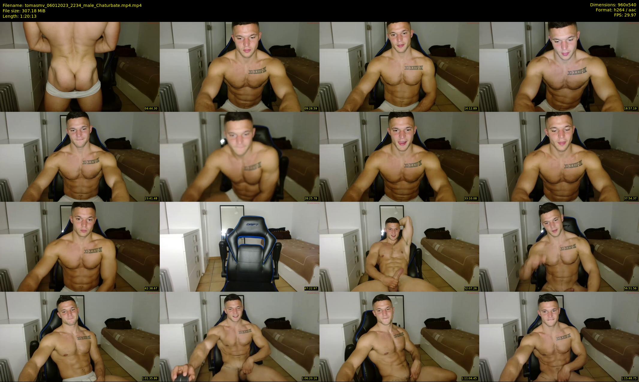 tomasmv — 81 minute Chaturbate male cam show recording, 480p, Jan 6, 2023