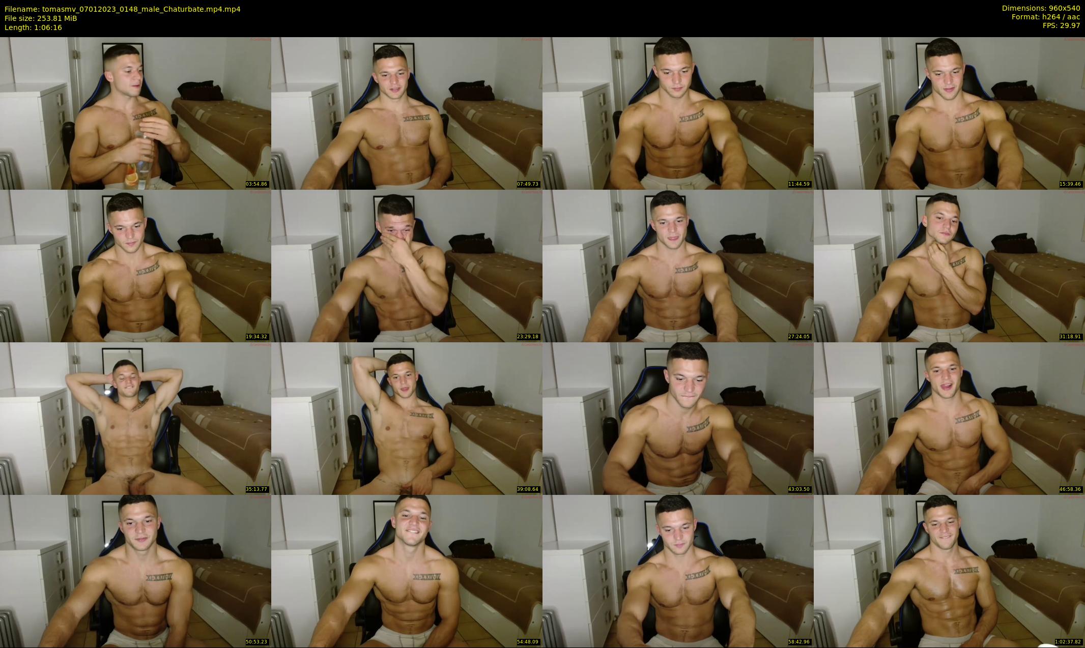tomasmv — 67 minute Chaturbate male cam show recording, 480p, Jan 7, 2023