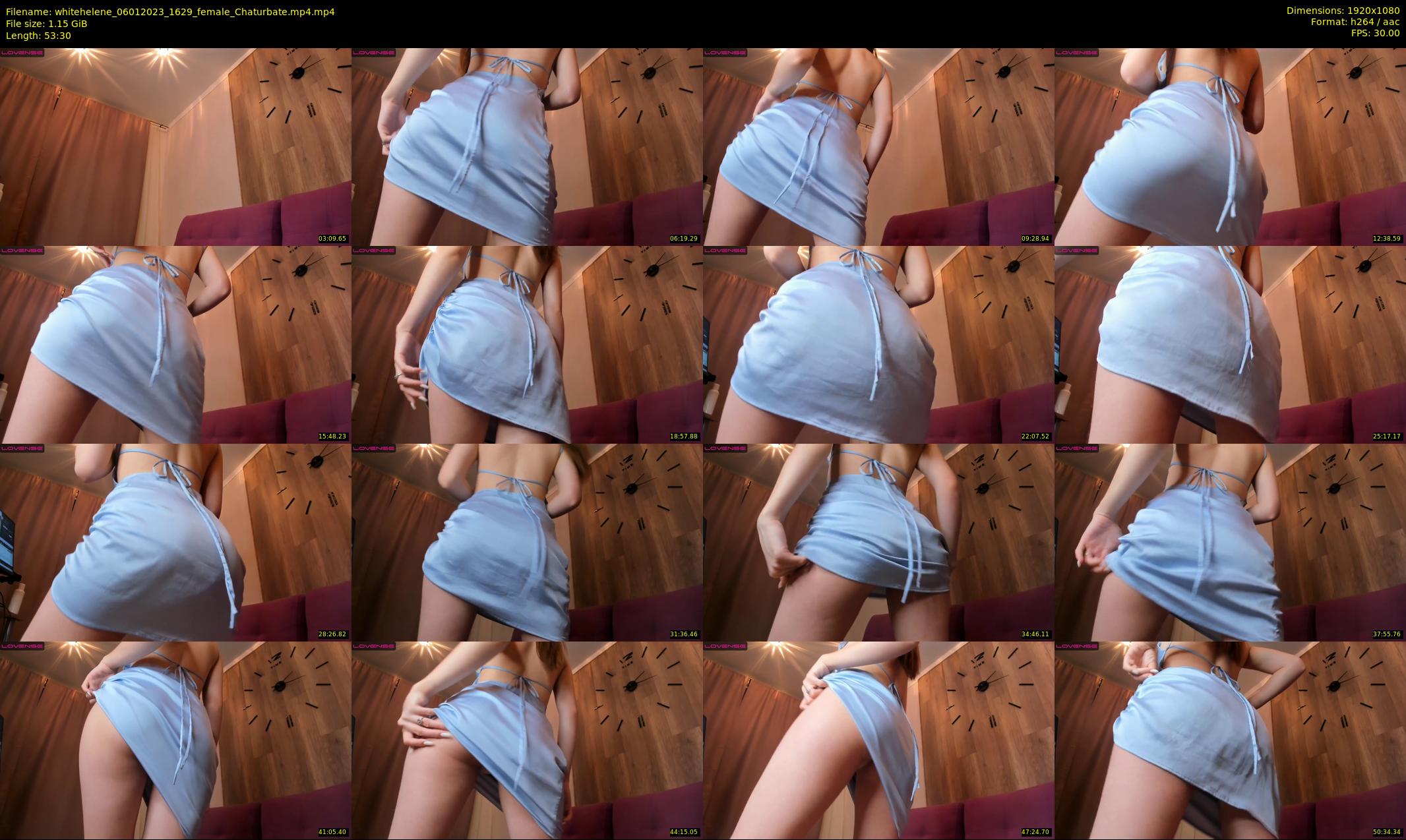 whitehelene — 54 minute Chaturbate female cam show recording, 1080p, Jan 6, 2023