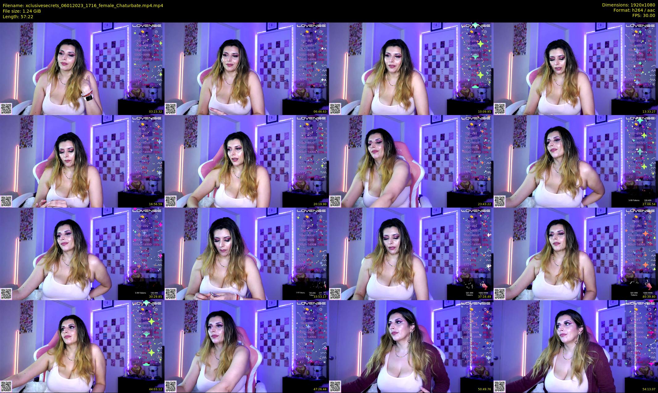 xclusivesecrets — 58 minute Chaturbate female cam show recording, 1080p, Jan 6, 2023