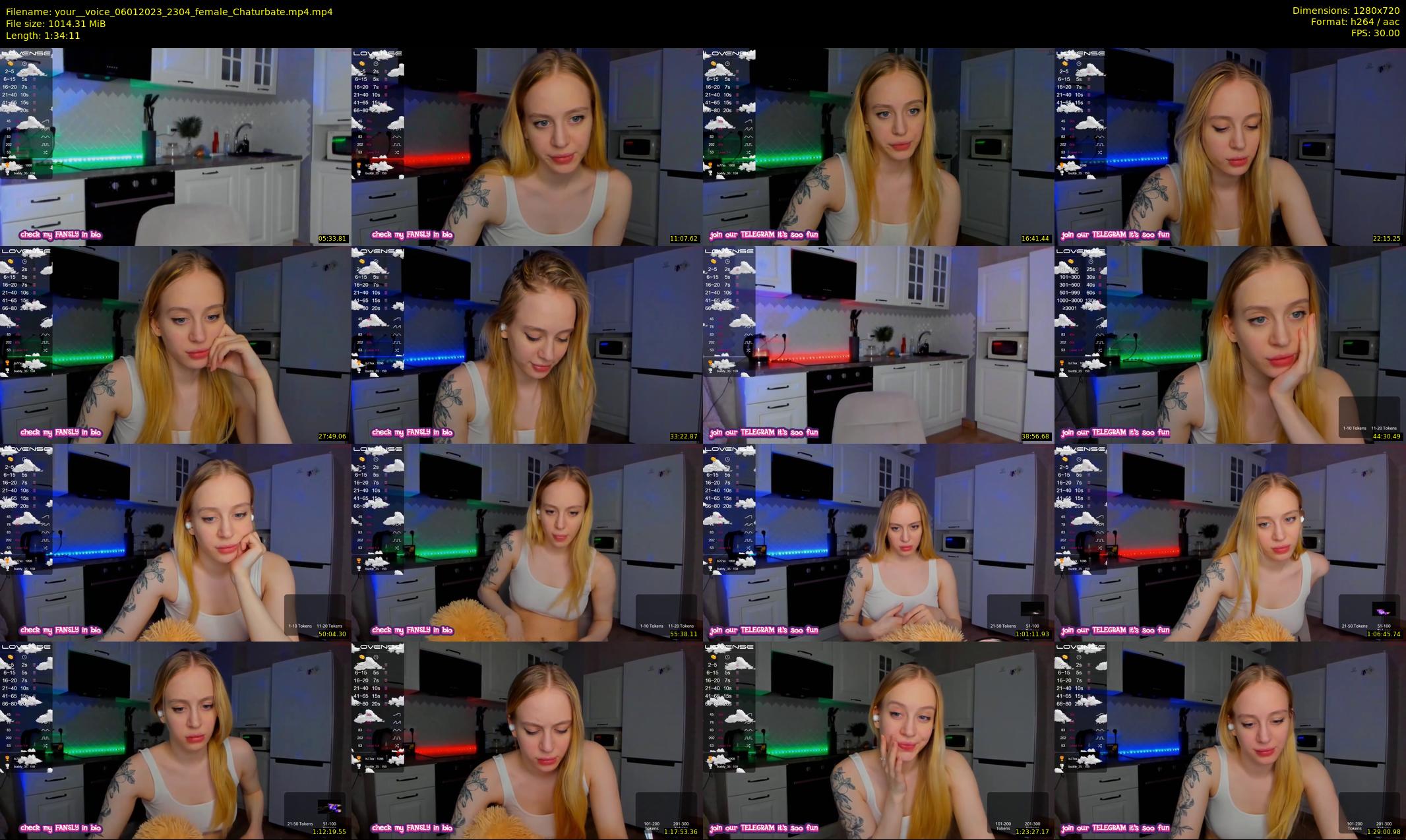 your__voice — 95 minute Chaturbate female cam show recording, 720p, Jan 6, 2023