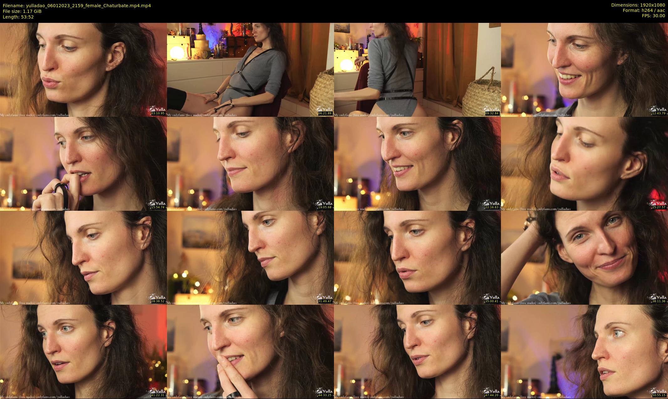 yulladao — 54 minute Chaturbate female cam show recording, 1080p, Jan 6, 2023