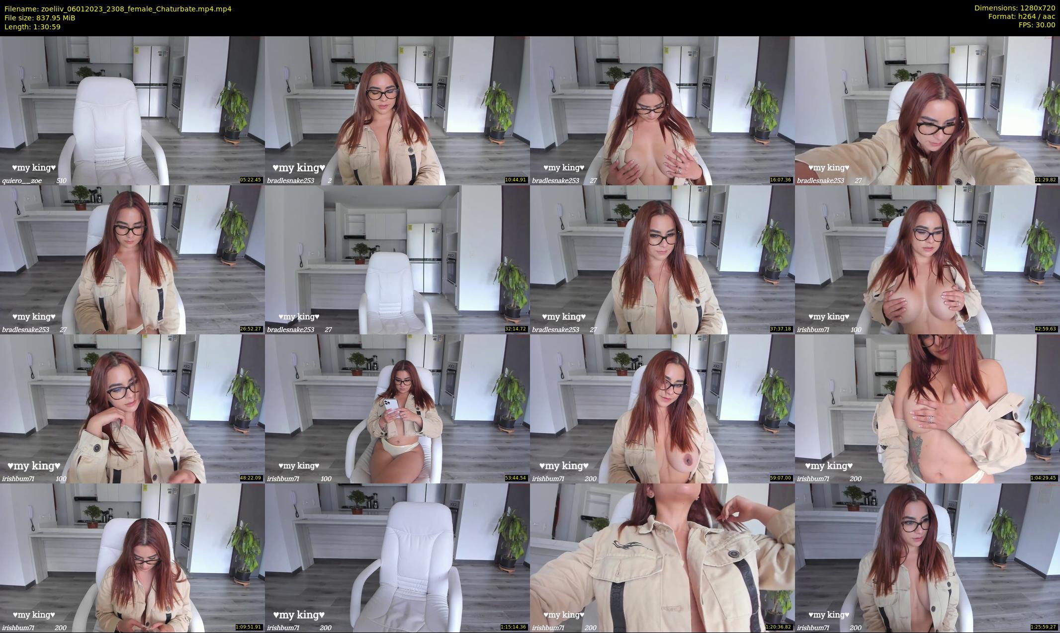zoeliiv — 91 minute Chaturbate female cam show recording, 720p, Jan 6, 2023