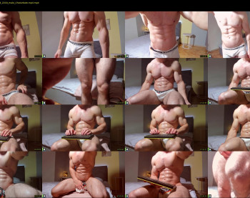adam_muscle_ — 58 minute Chaturbate male cam show recording, 1080p, Jan 7, 2023