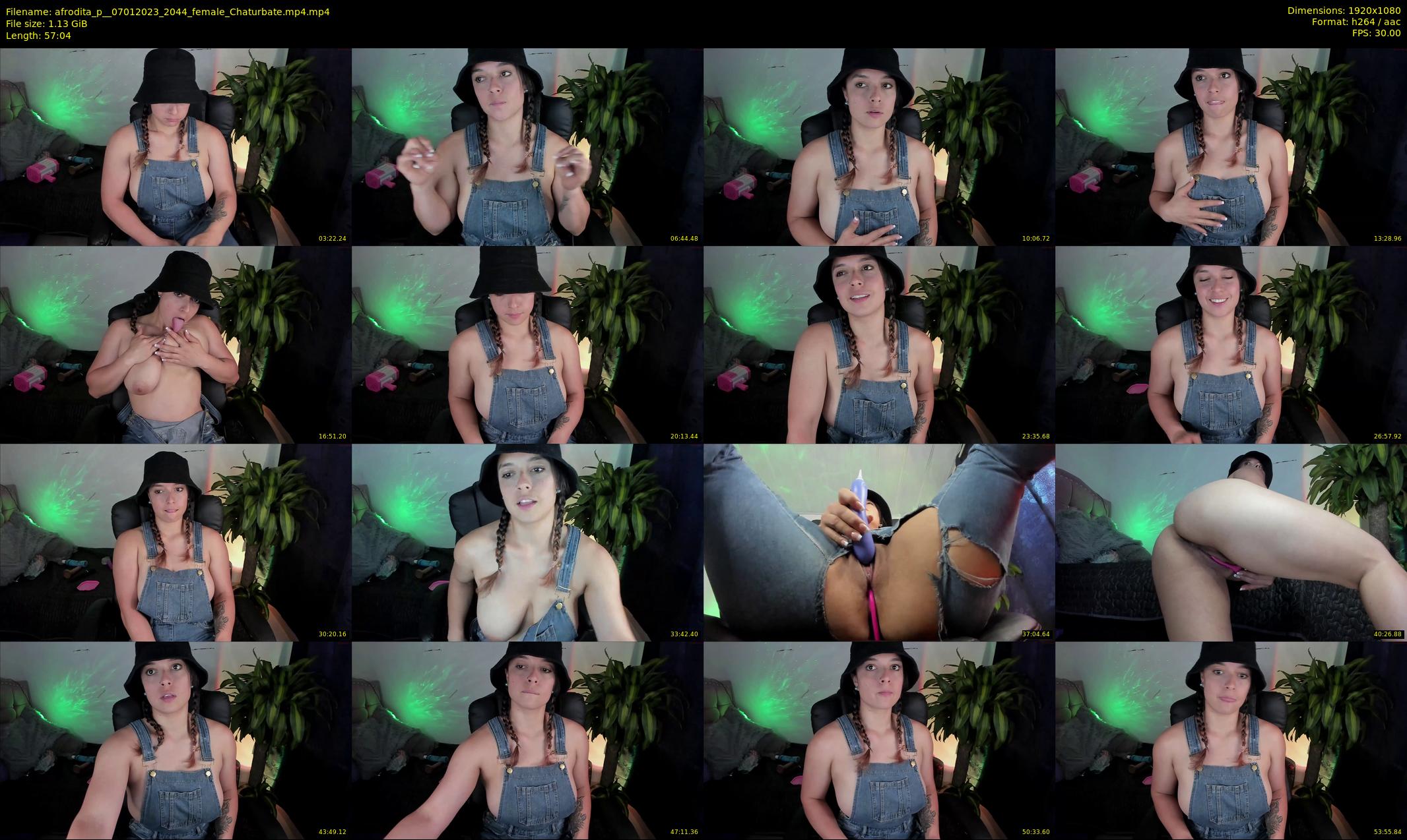 afrodita_p_ — 58 minute Chaturbate female cam show recording, 1080p, Jan 7, 2023