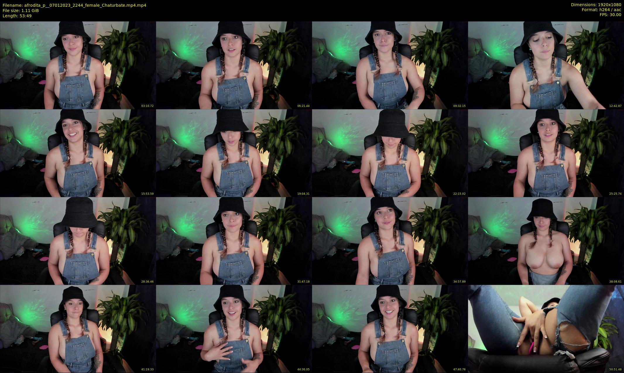 afrodita_p_ — 54 minute Chaturbate female cam show recording, 1080p, Jan 7, 2023
