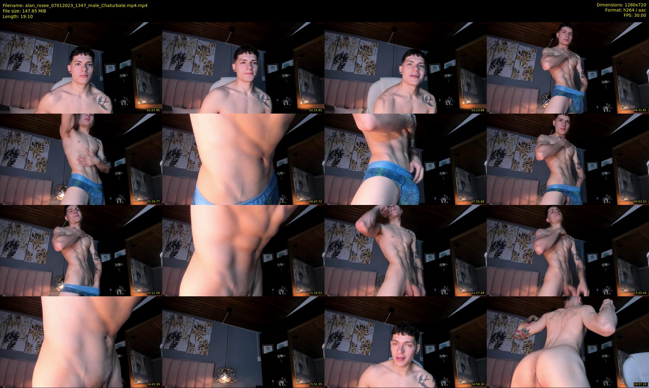 alan_rosee — 20 minute Chaturbate male cam show recording, 720p, Jan 7, 2023