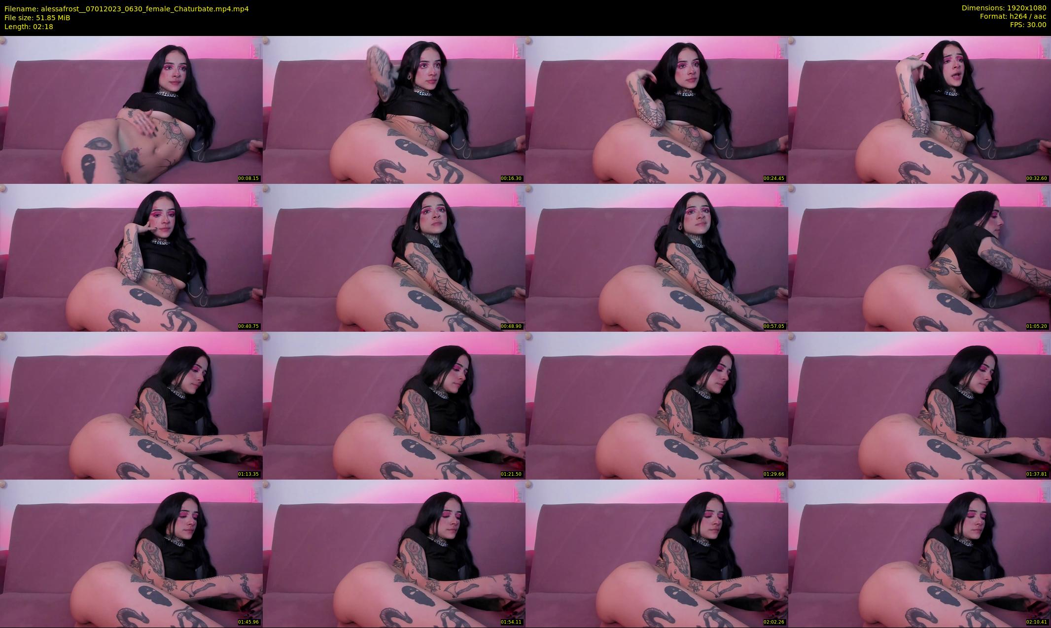 alessafrost_ — 3 minute Chaturbate female cam show recording, 1080p, Jan 7, 2023