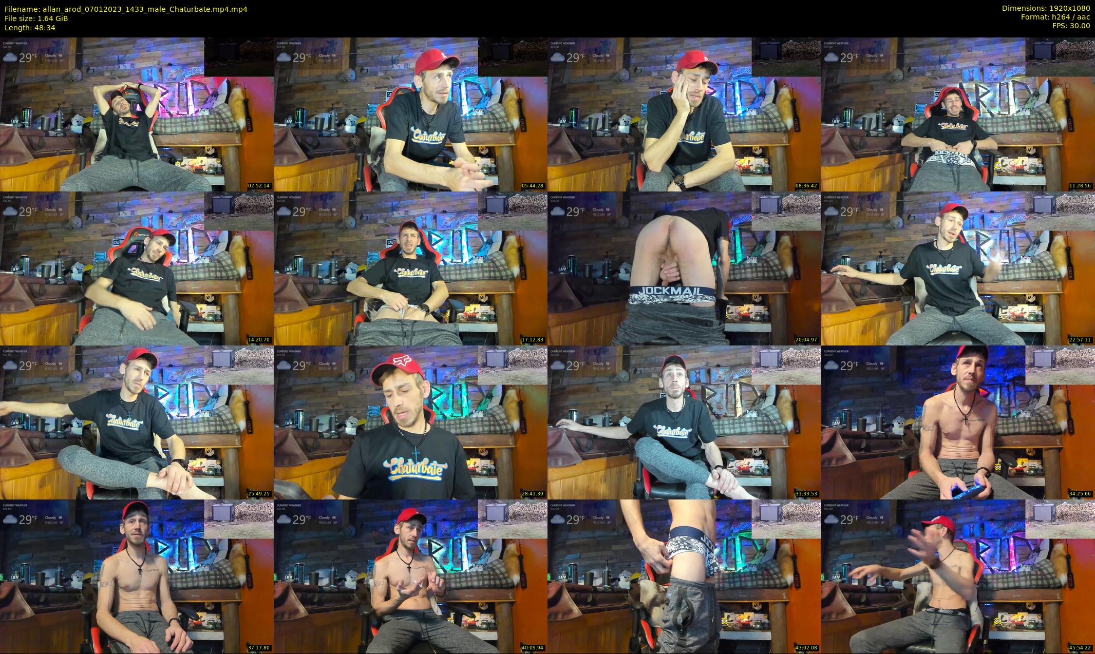 allan_arod — 49 minute Chaturbate male cam show recording, 1080p, Jan 7, 2023