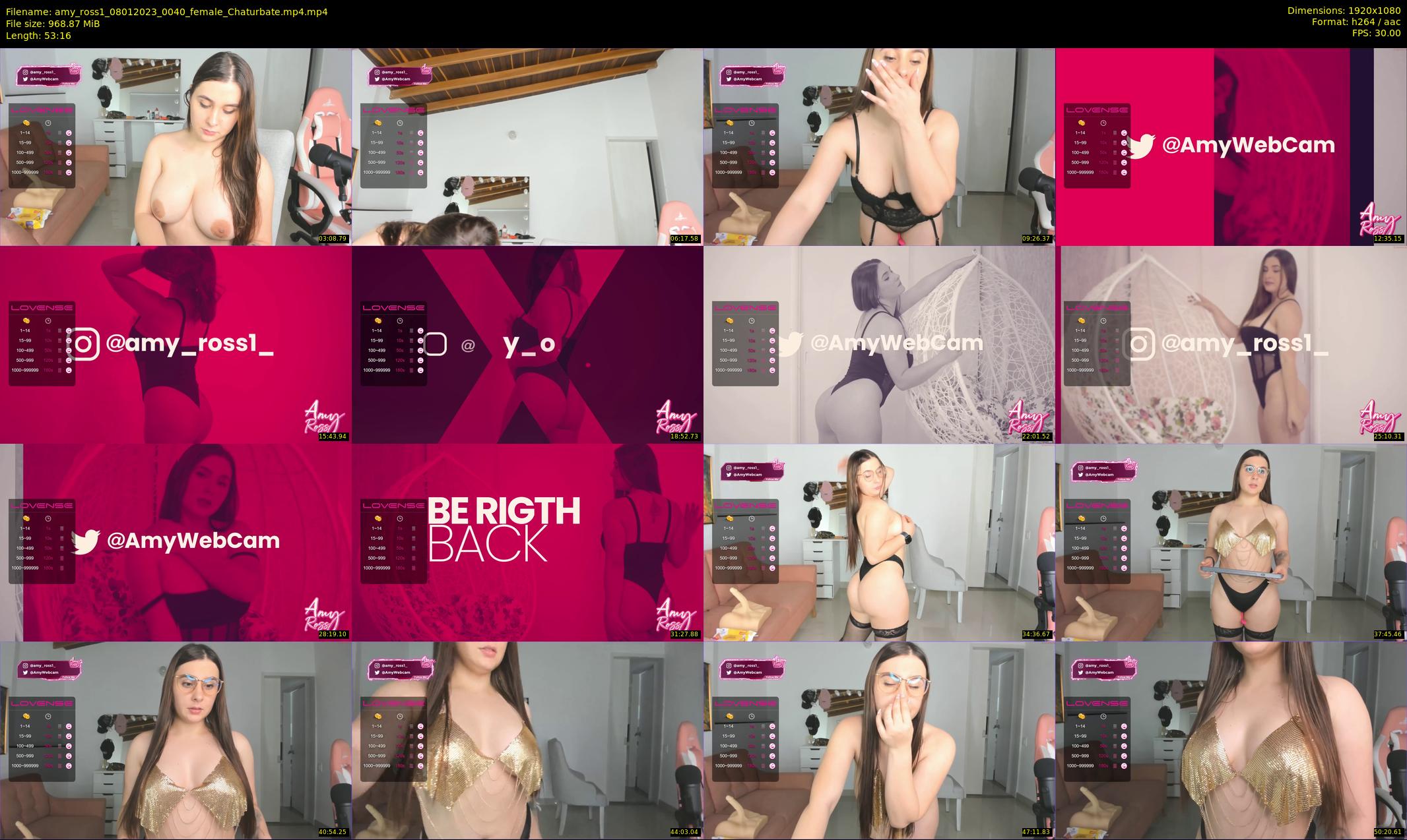 amy_ross1 — 54 minute Chaturbate female cam show recording, 1080p, Jan 8, 2023