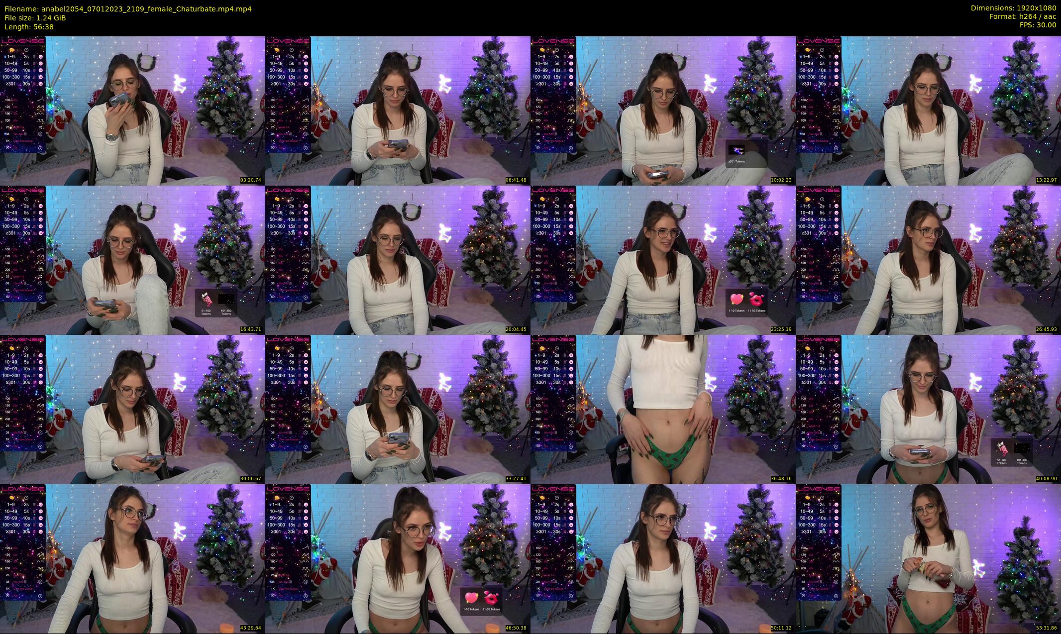 anabel2054 — 57 minute Chaturbate female cam show recording, 1080p, Jan 7, 2023