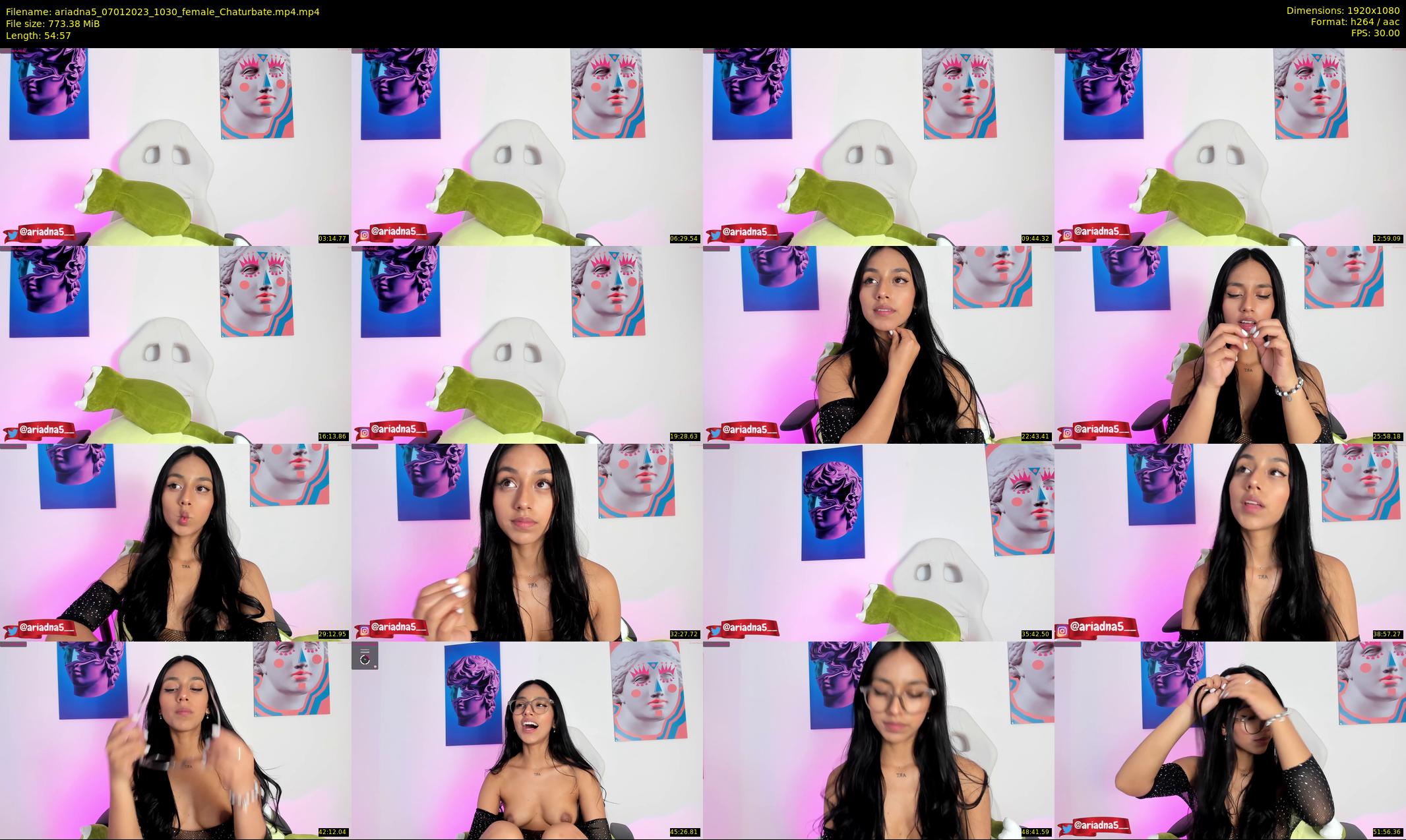 ariadna5 — 55 minute Chaturbate female cam show recording, 1080p, Jan 7, 2023