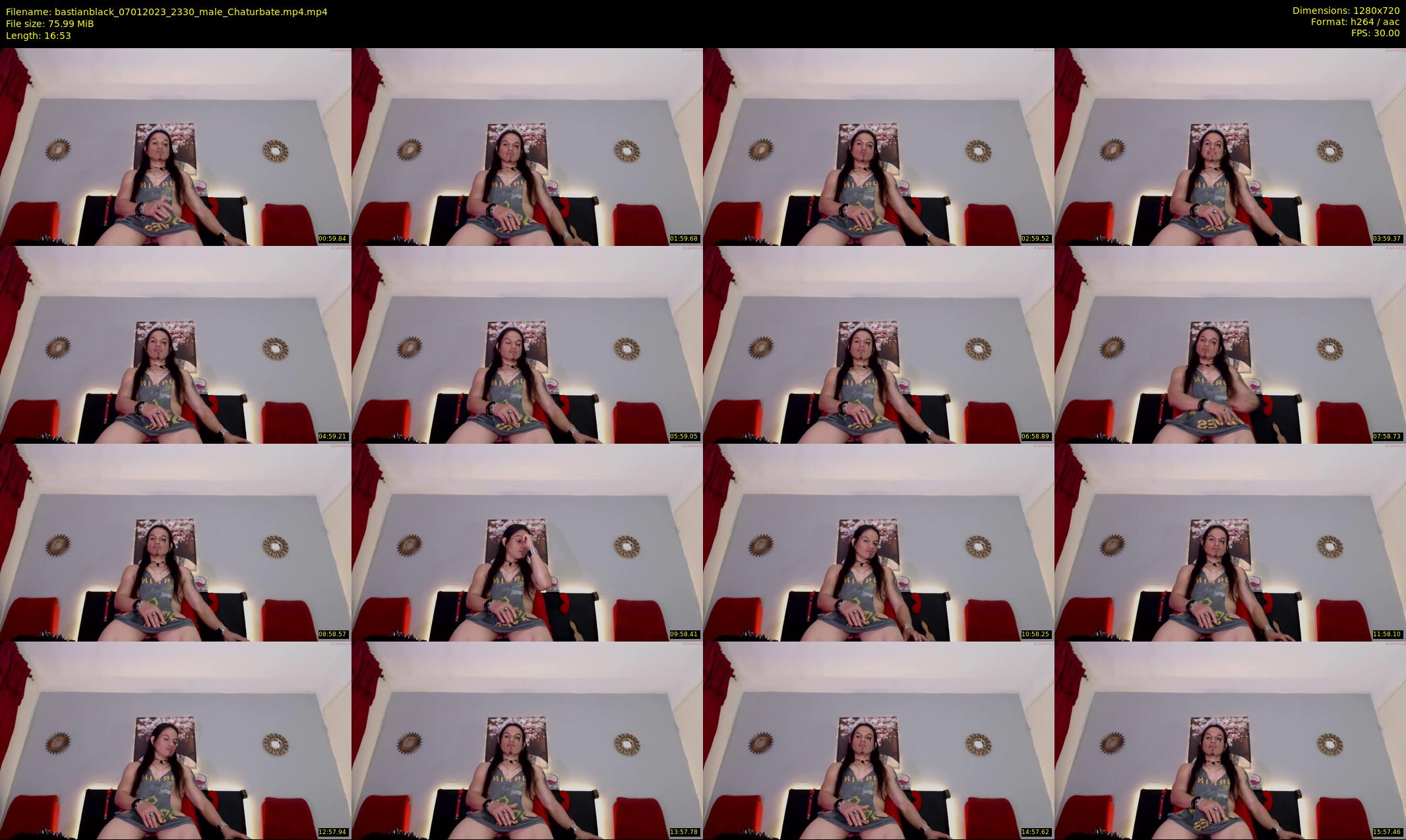 bastianblack — 17 minute Chaturbate male cam show recording, 720p, Jan 7, 2023