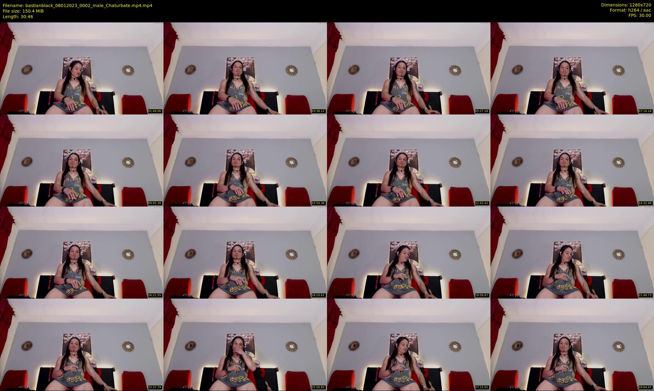 bastianblack — 31 minute Chaturbate male cam show recording, 720p, Jan 8, 2023