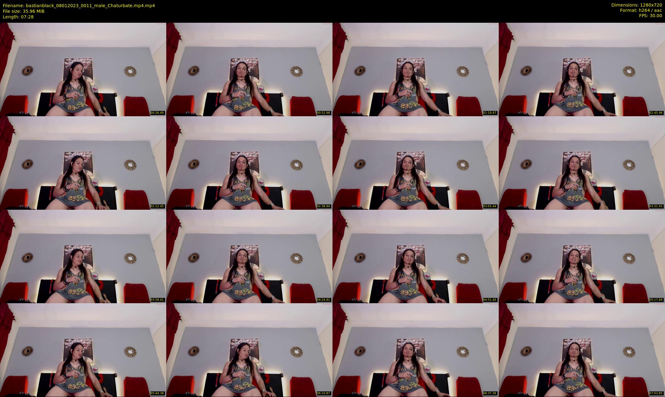 bastianblack — 8 minute Chaturbate male cam show recording, 720p, Jan 8, 2023