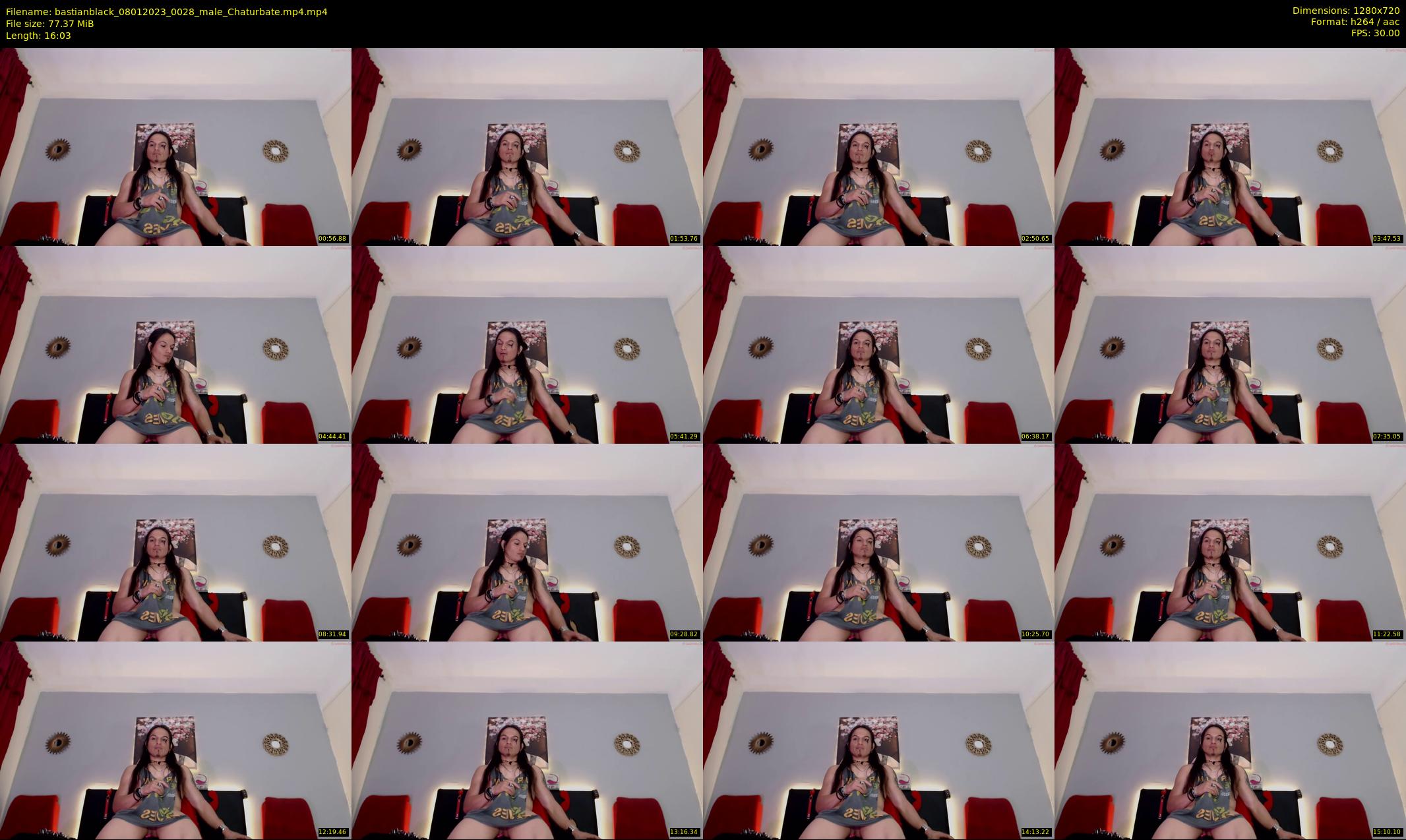 bastianblack — 17 minute Chaturbate male cam show recording, 720p, Jan 8, 2023