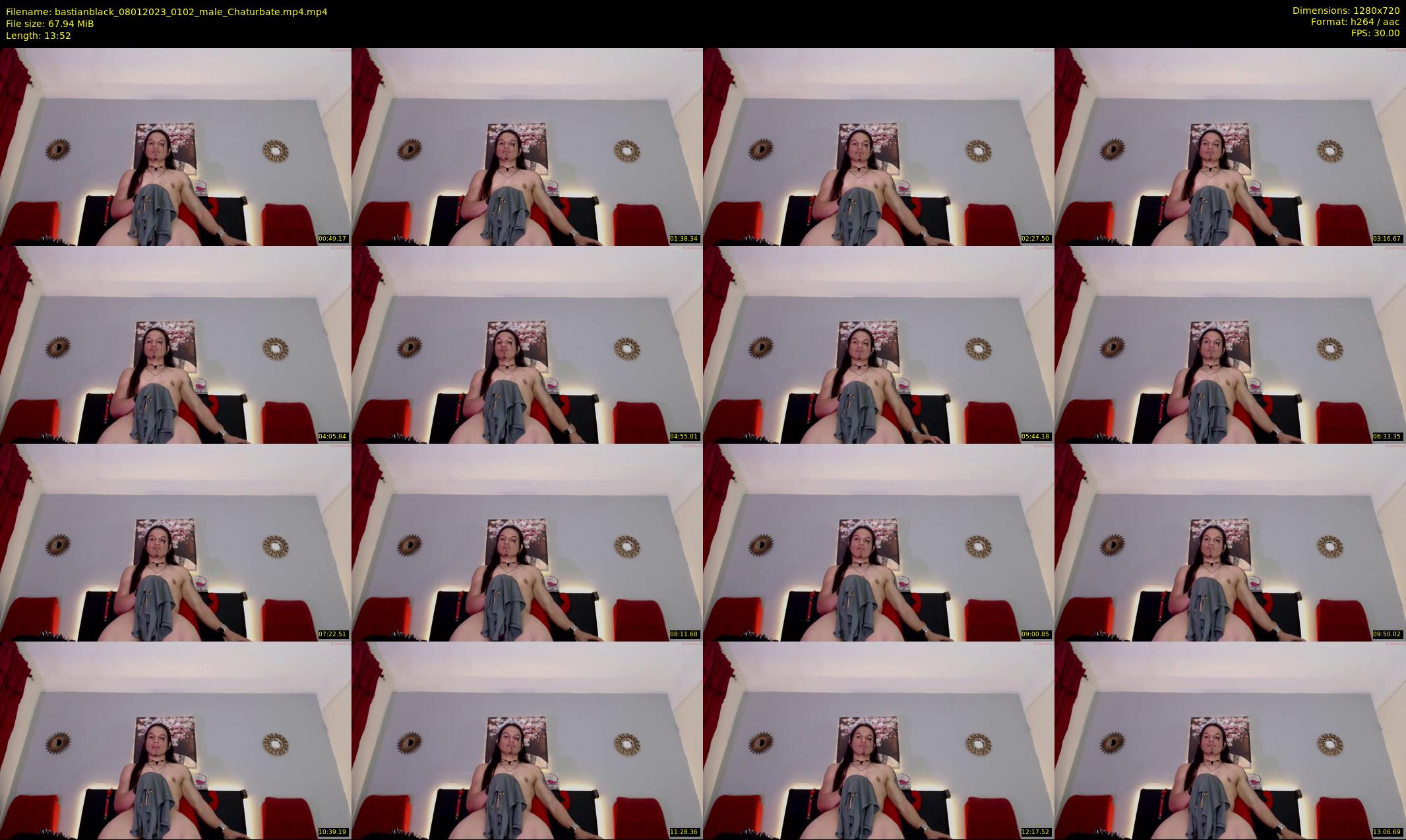 bastianblack — 14 minute Chaturbate male cam show recording, 720p, Jan 8, 2023