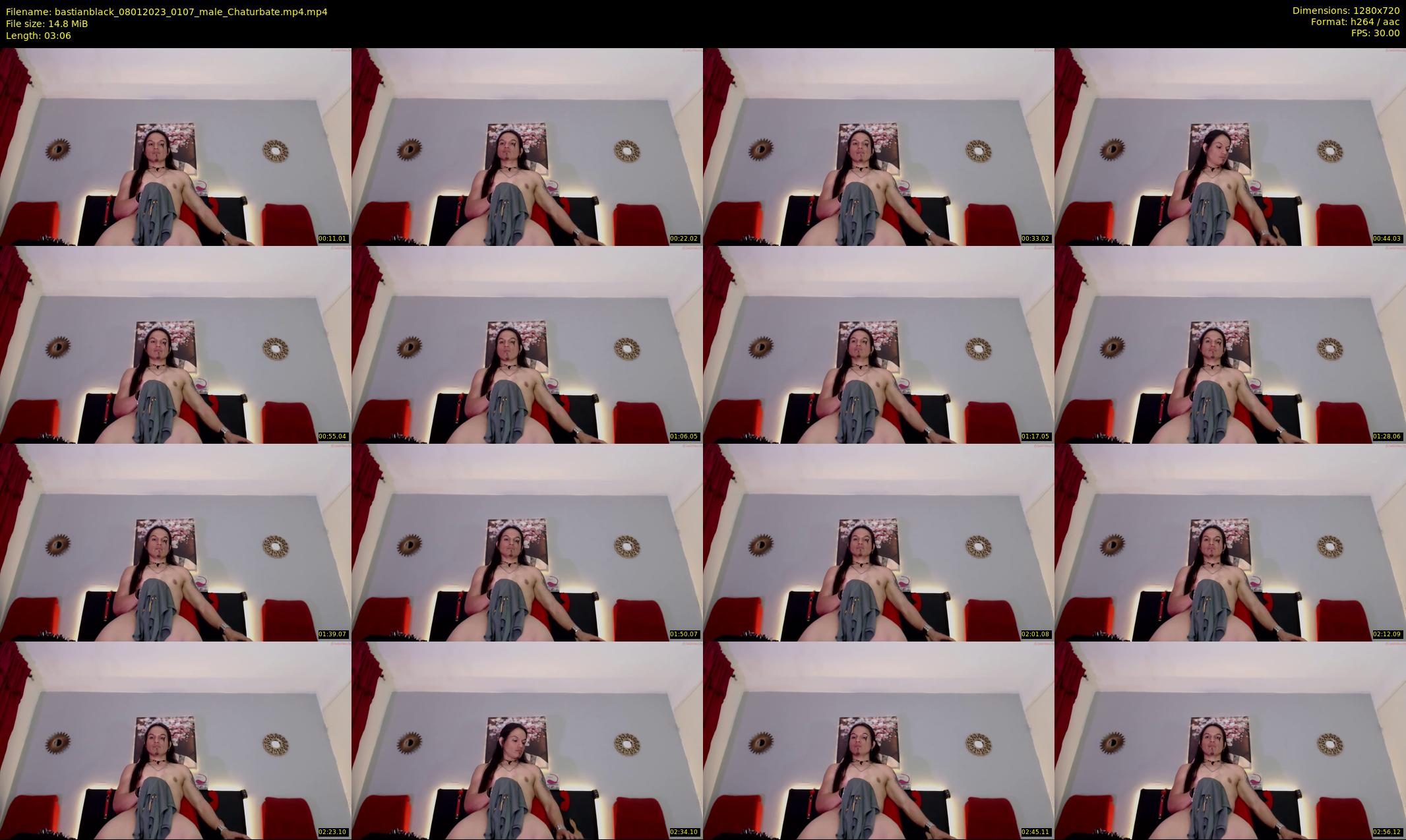 bastianblack — 4 minute Chaturbate male cam show recording, 720p, Jan 8, 2023