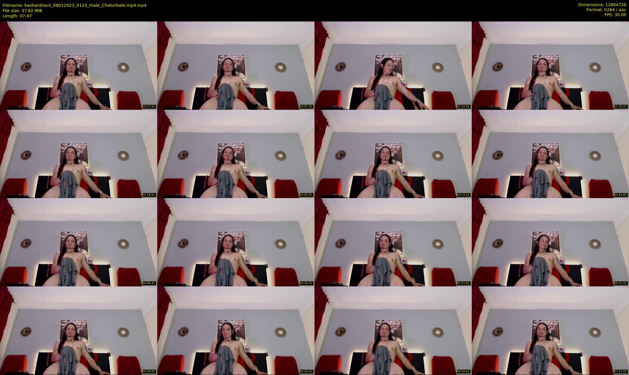 bastianblack — 8 minute Chaturbate male cam show recording, 720p, Jan 8, 2023
