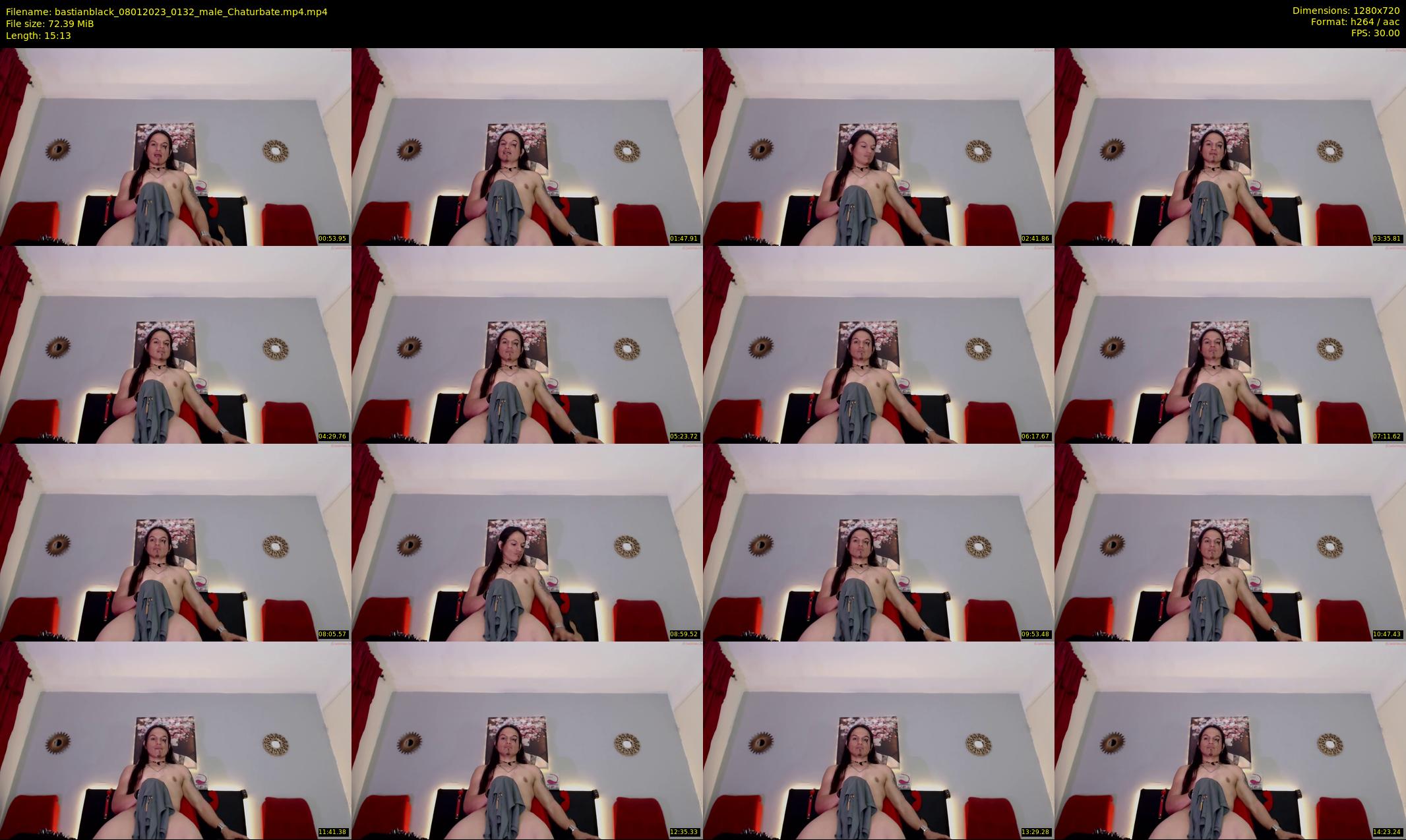 bastianblack — 16 minute Chaturbate male cam show recording, 720p, Jan 8, 2023