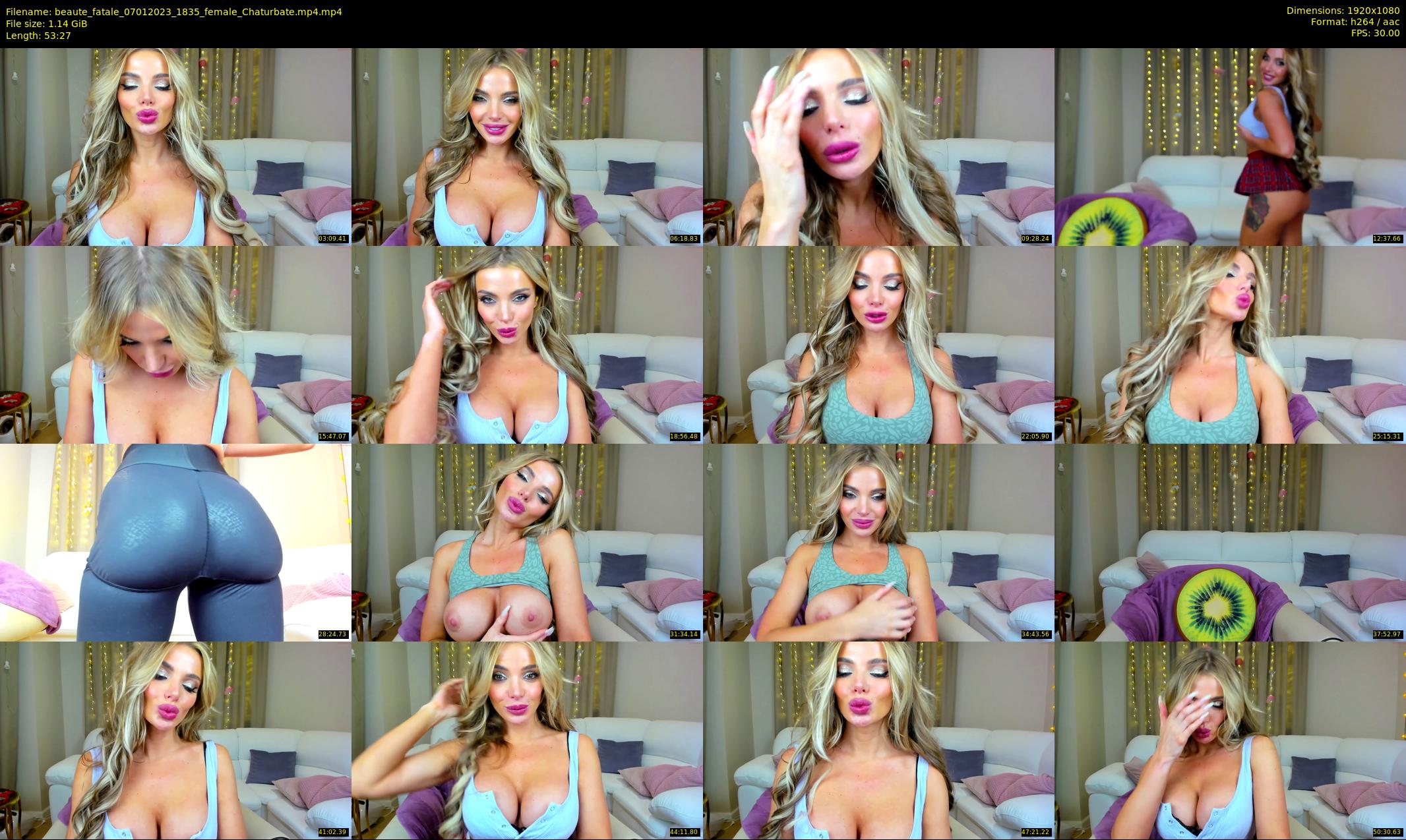 beaute_fatale — 54 minute Chaturbate female cam show recording, 1080p, Jan 7, 2023
