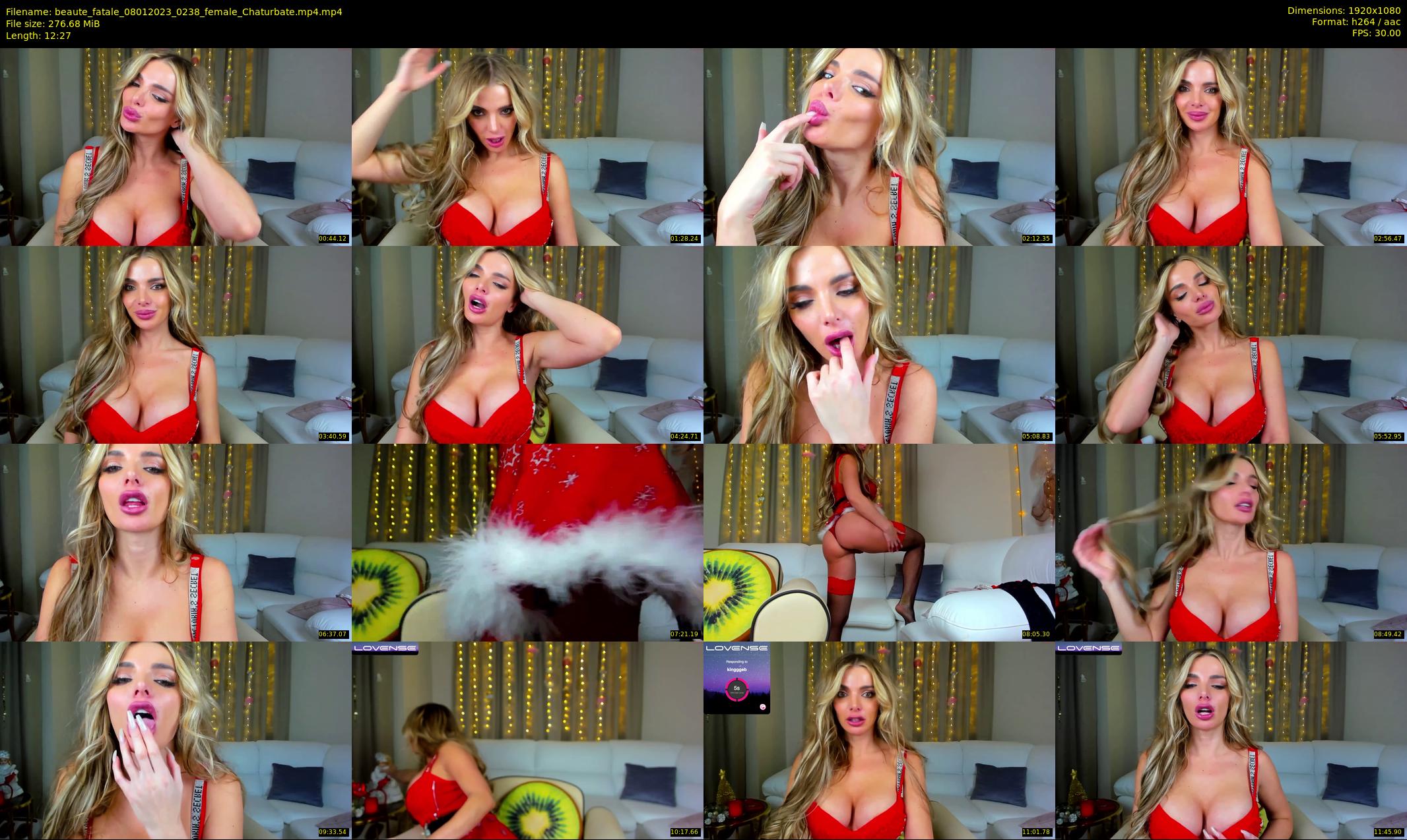beaute_fatale — 13 minute Chaturbate female cam show recording, 1080p, Jan 8, 2023
