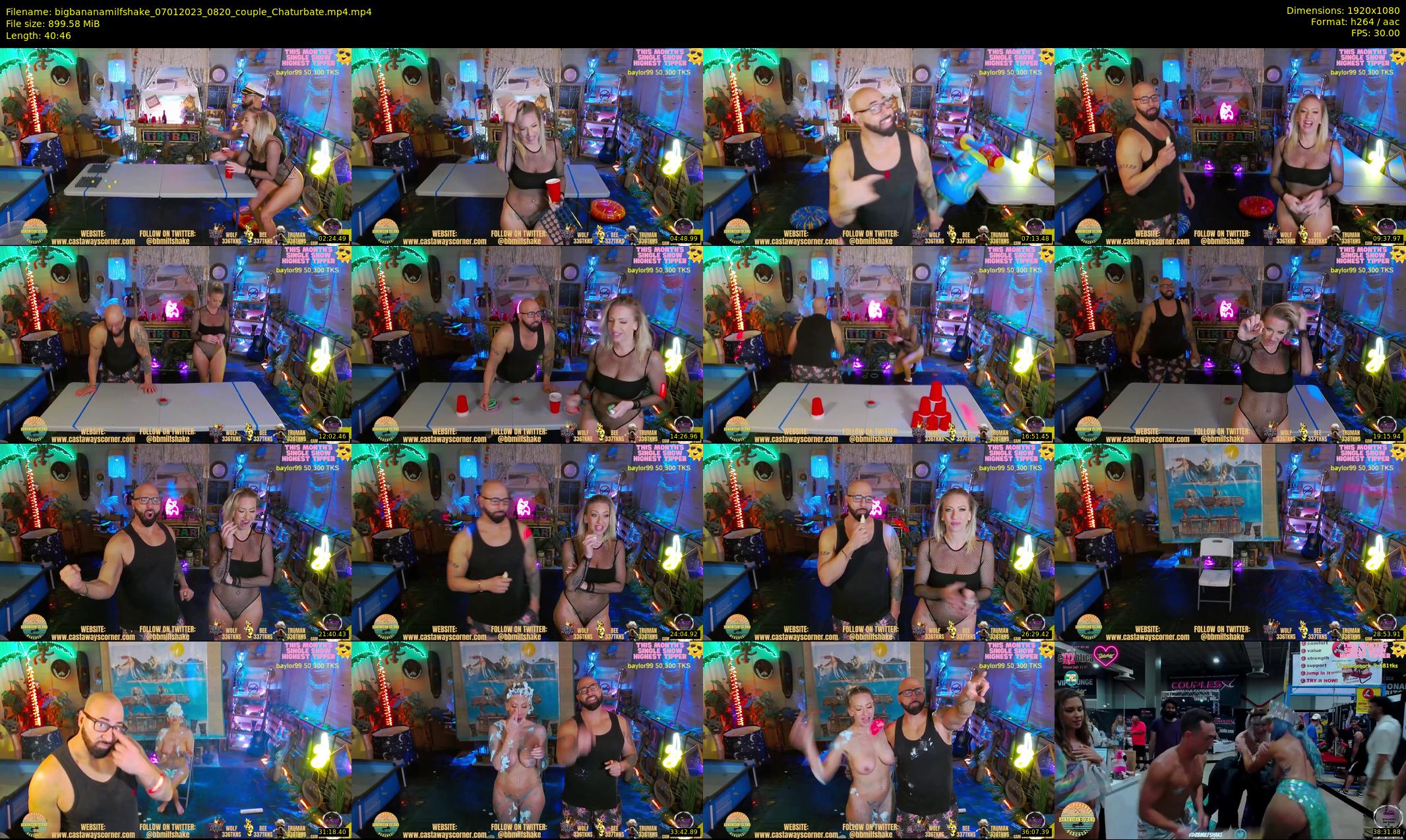 bigbananamilfshake — 41 minute Chaturbate couple cam show recording, 1080p, Jan 7, 2023