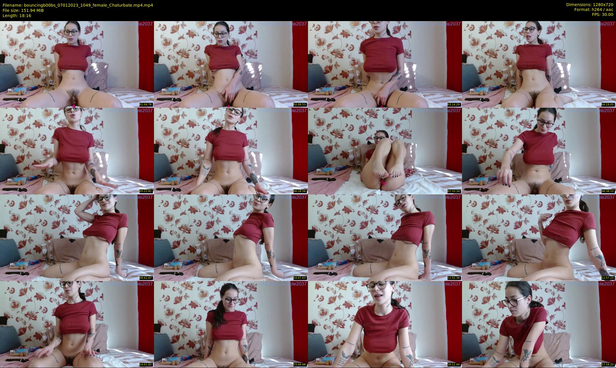 bouncingb00bs — 19 minute Chaturbate female cam show recording, 720p, Jan 7, 2023