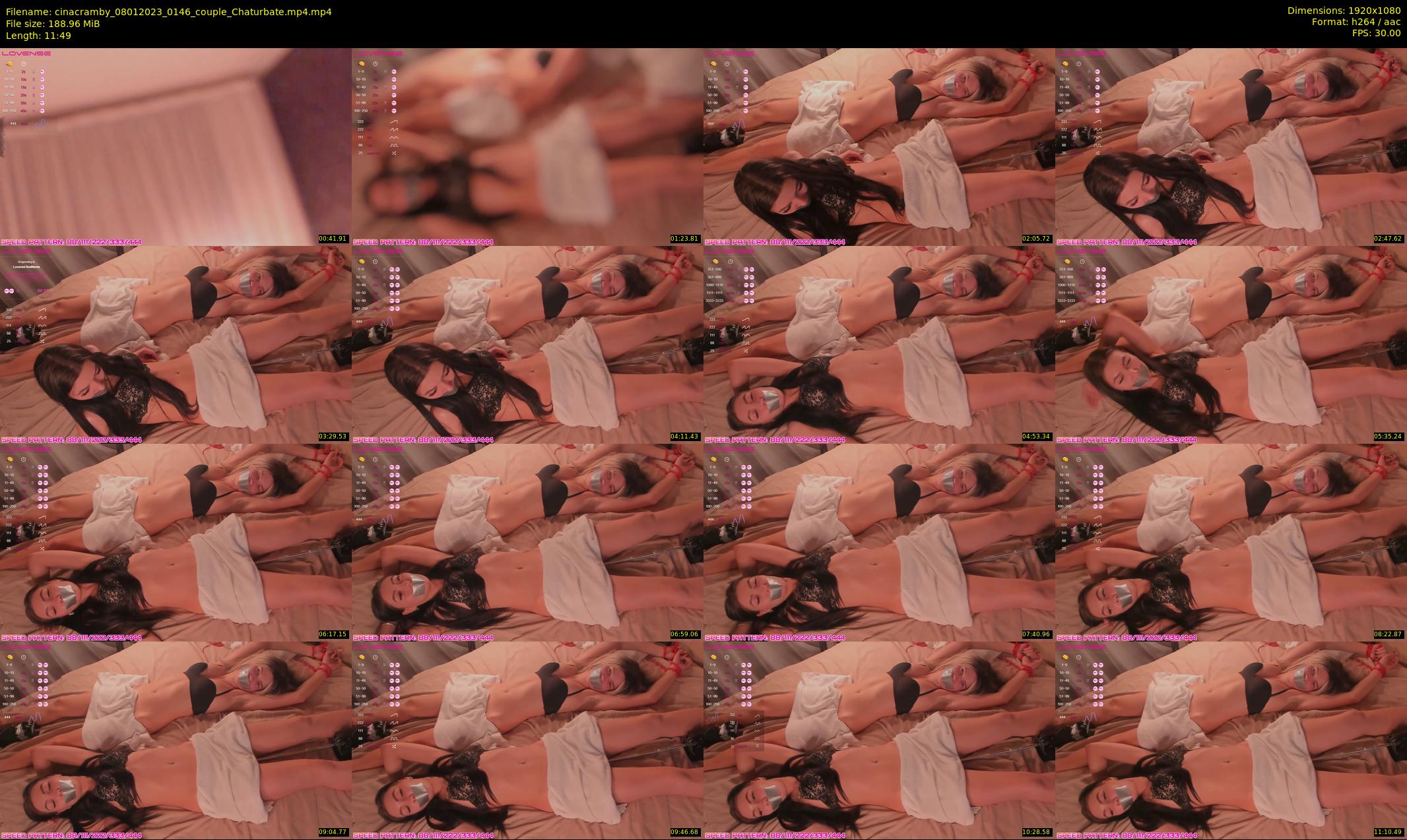 cinacramby — 12 minute Chaturbate female cam show recording, 1080p, Jan 8, 2023