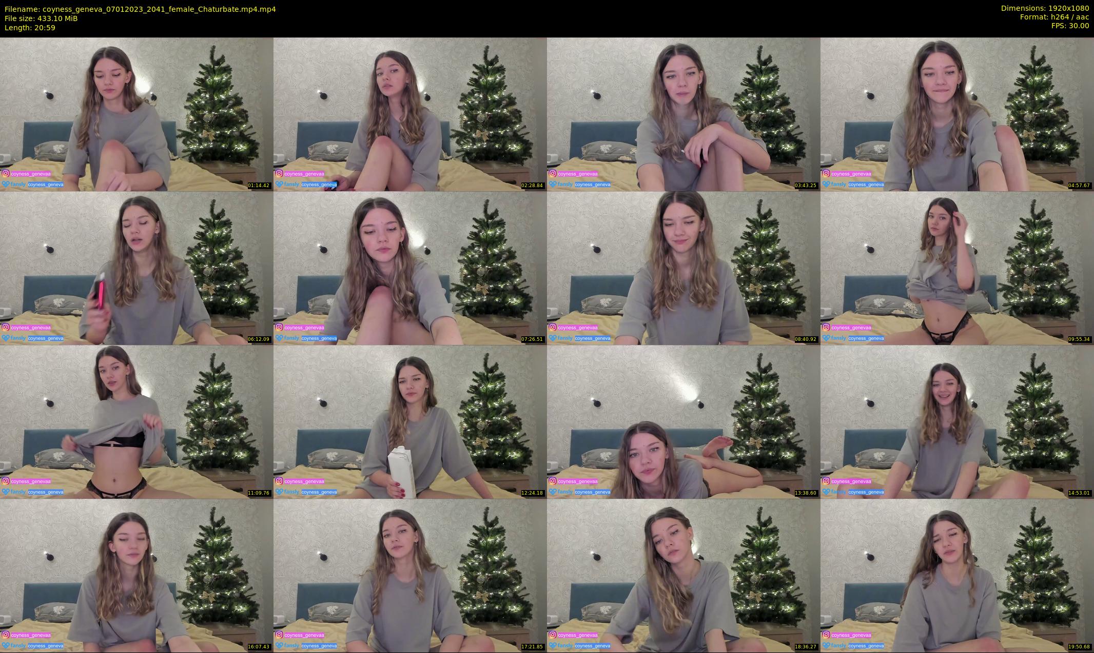 coyness_geneva — 21 minute Chaturbate female cam show recording, 1080p, Jan 7, 2023