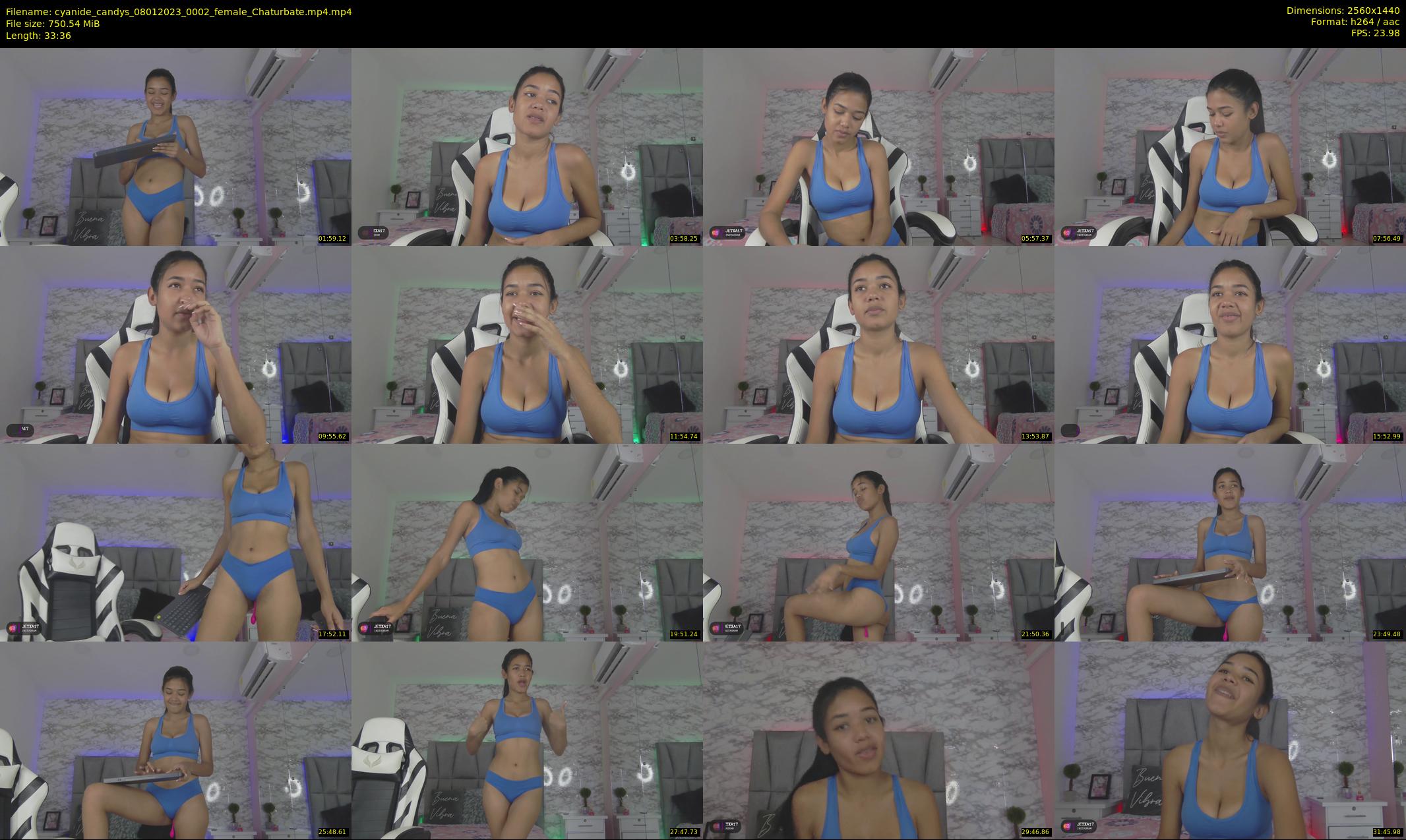 cyanide_candys — 34 minute Chaturbate female cam show recording, 1080p, Jan 8, 2023