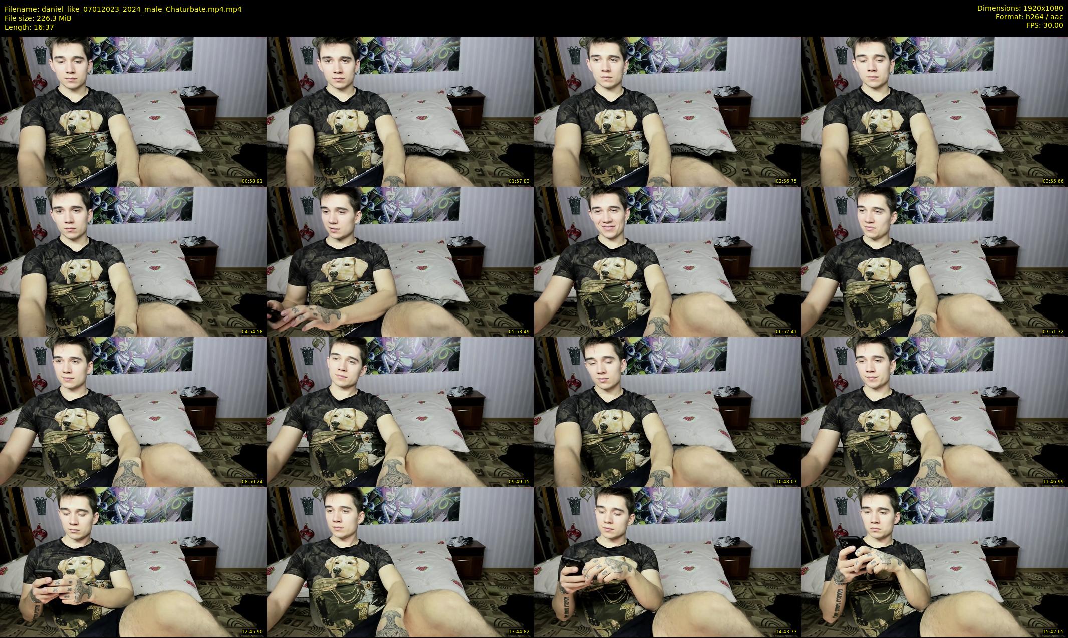 daniel_like — 17 minute Chaturbate male cam show recording, 1080p, Jan 7, 2023
