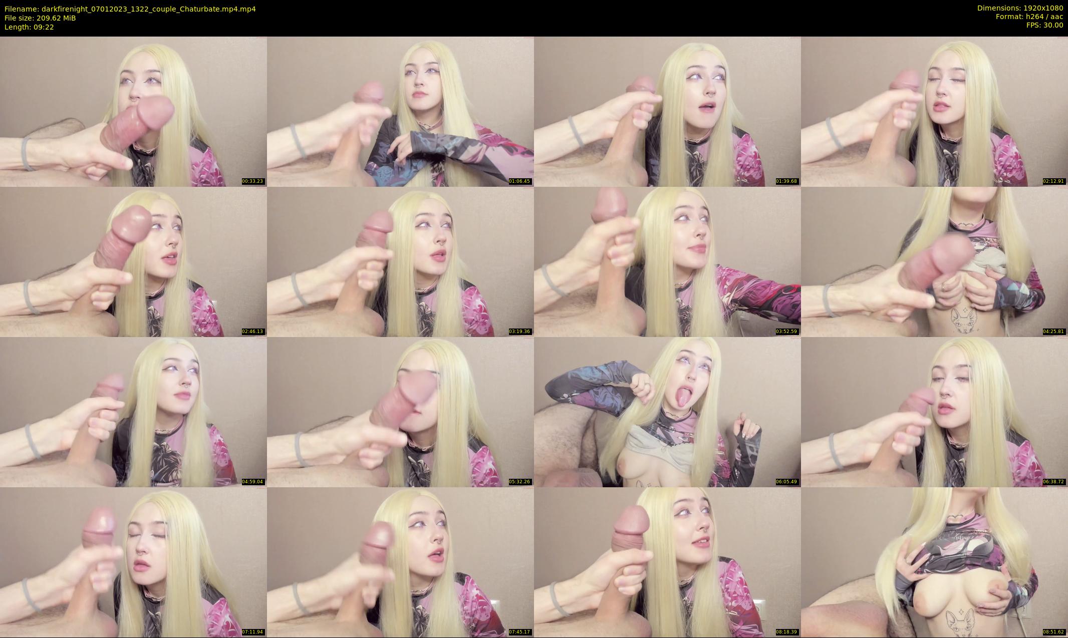 darkfirenight — 10 minute Chaturbate couple cam show recording, 1080p, Jan 7, 2023