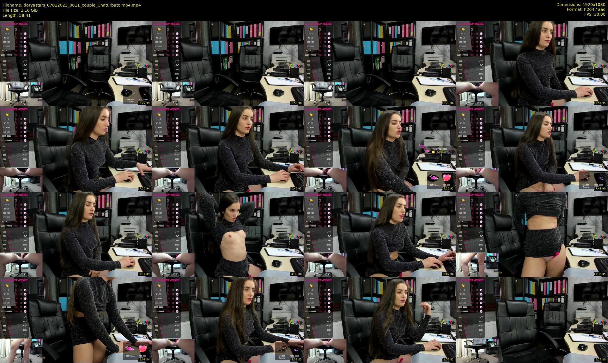 daryastars — 59 minute Chaturbate couple cam show recording, 1080p, Jan 7, 2023