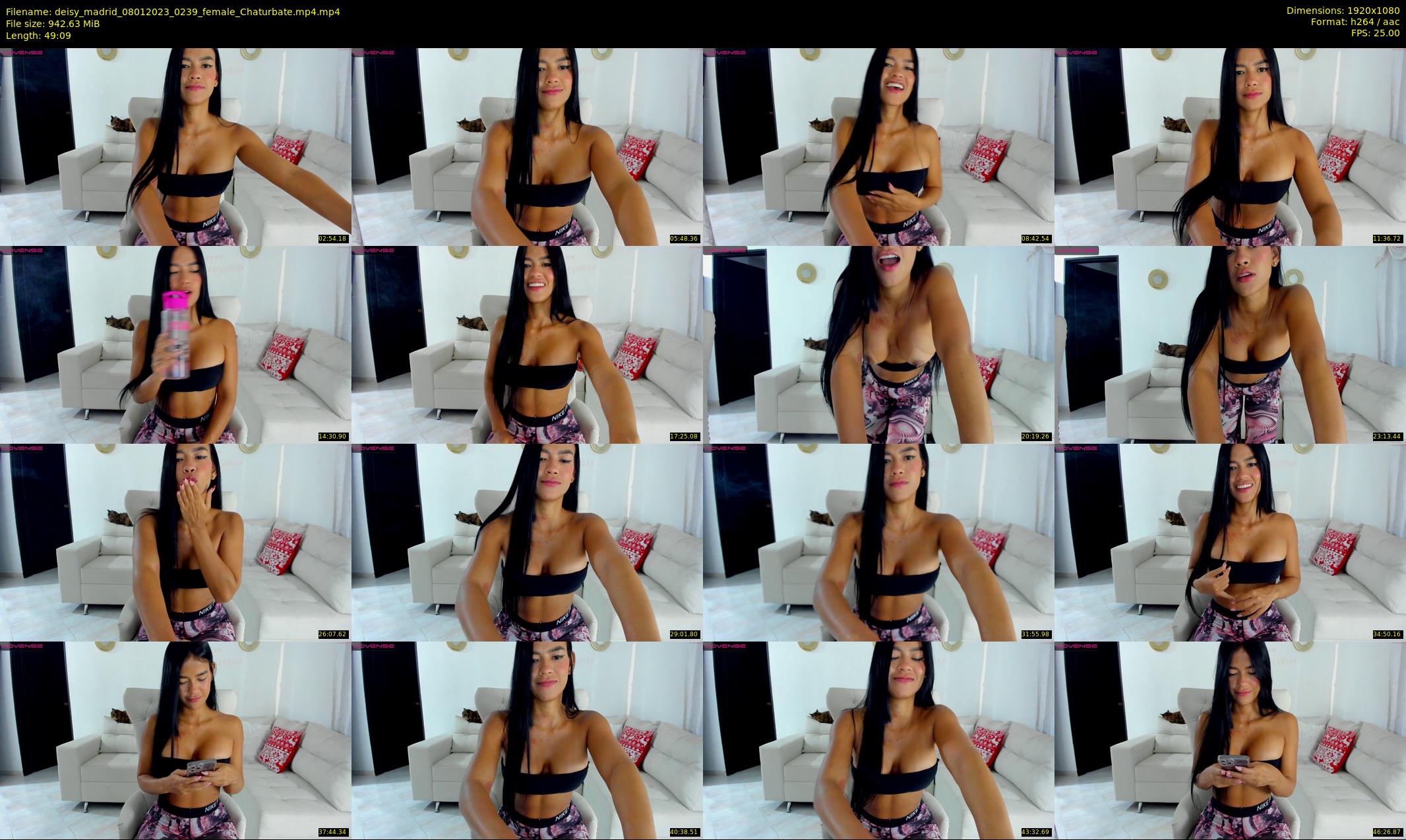 deisy_madrid — 50 minute Chaturbate female cam show recording, 1080p, Jan 8, 2023