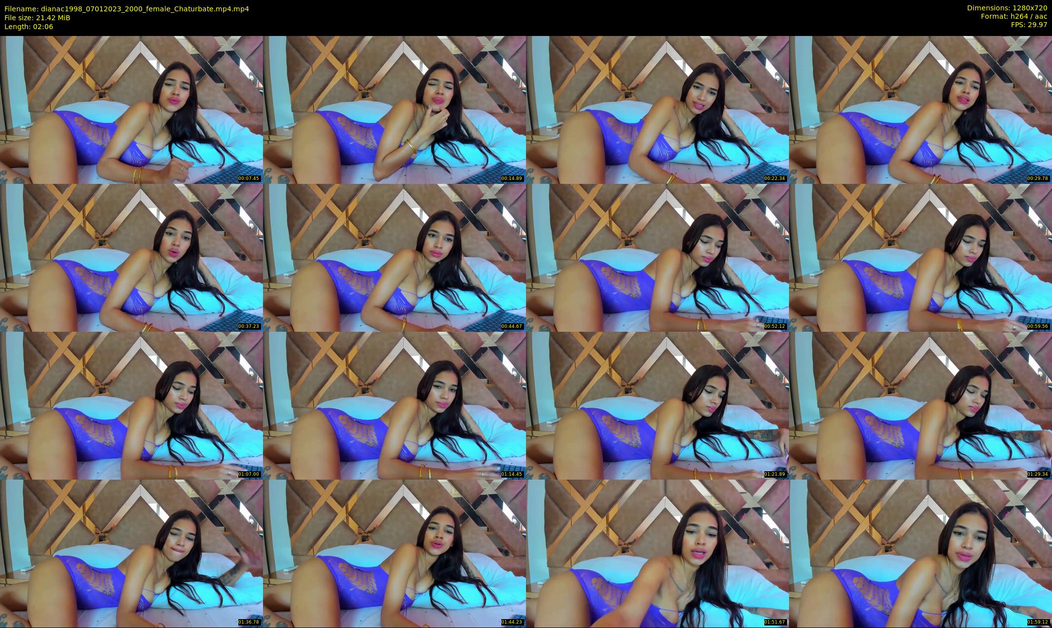dianac1998 — 3 minute Chaturbate female cam show recording, 720p, Jan 7, 2023
