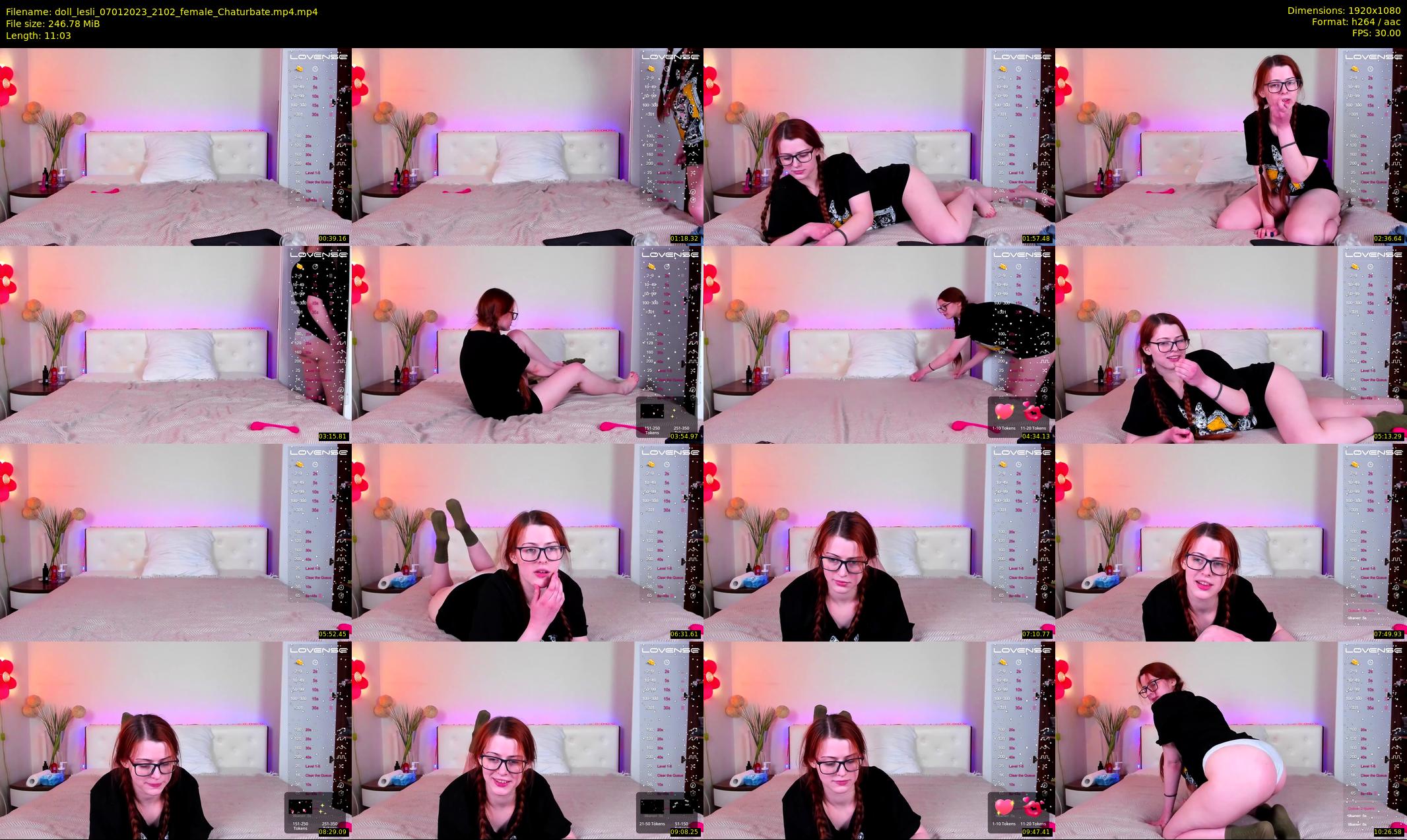 doll_lesli — 12 minute Chaturbate female cam show recording, 1080p, Jan 7, 2023