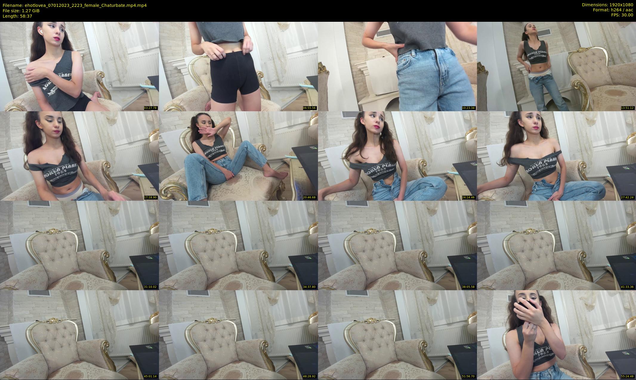 ehotlovea — 59 minute Chaturbate female cam show recording, 1080p, Jan 7, 2023