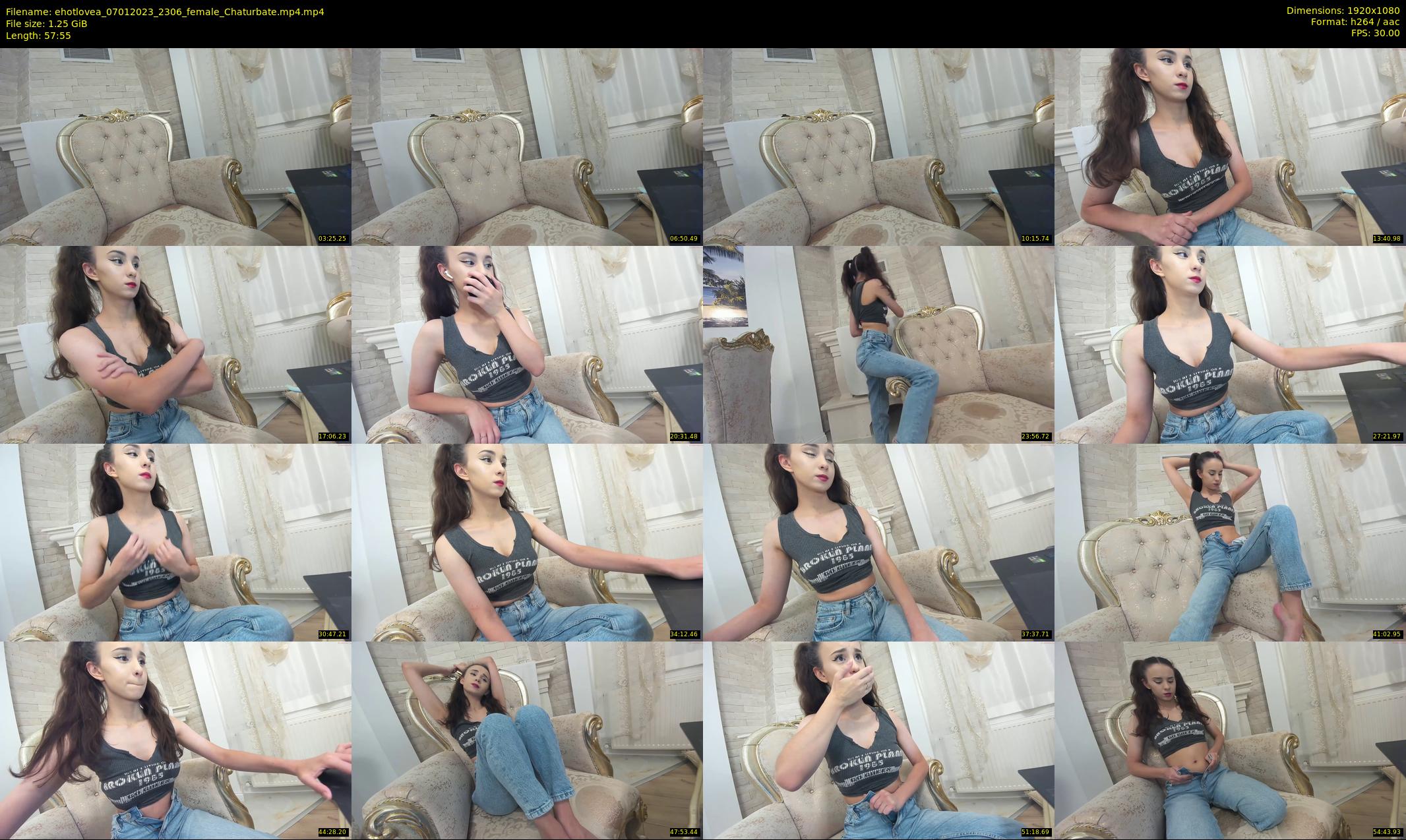 ehotlovea — 58 minute Chaturbate female cam show recording, 1080p, Jan 7, 2023