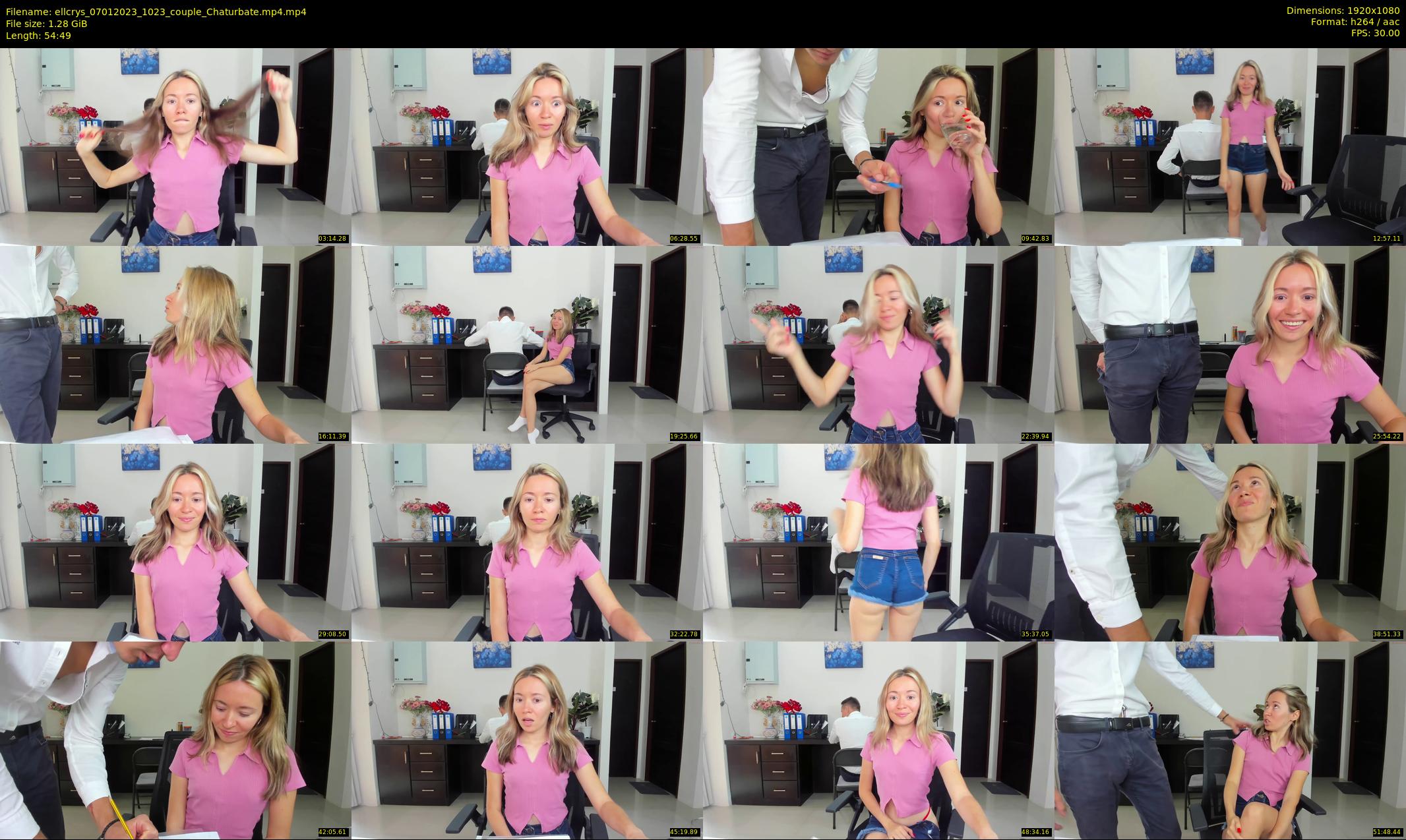 ellcrys — 55 minute Chaturbate couple cam show recording, 1080p, Jan 7, 2023