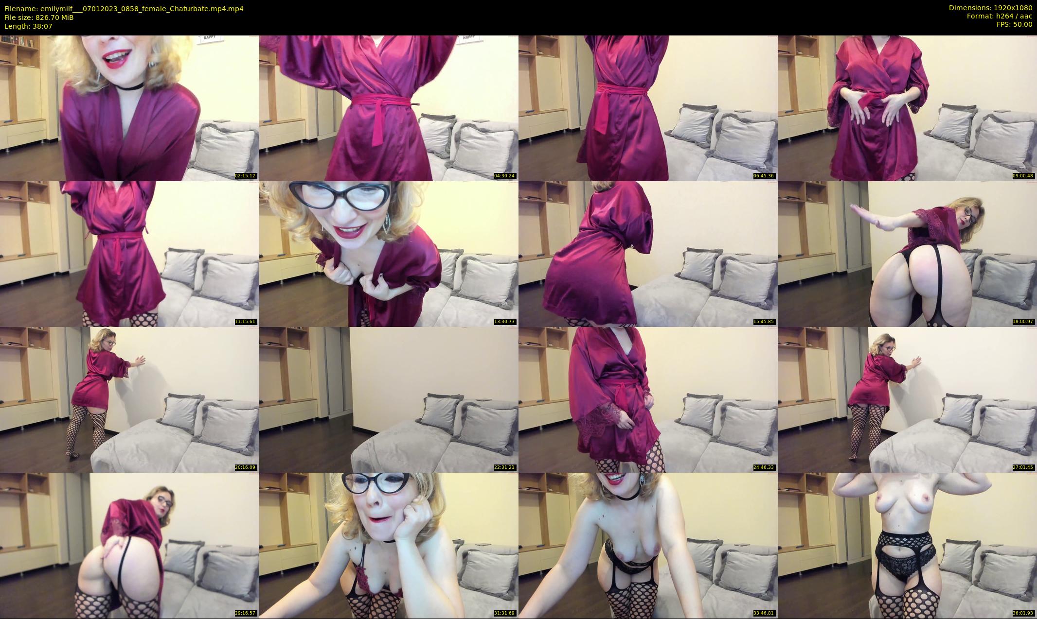 emilymilf__ — 39 minute Chaturbate female cam show recording, 1080p, Jan 7, 2023