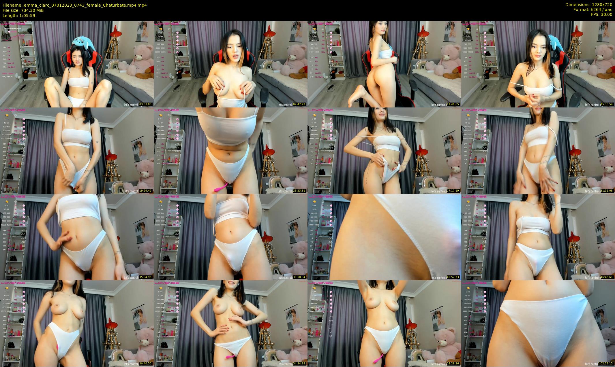 emma_clarc — 66 minute Chaturbate female cam show recording, 720p, Jan 7, 2023