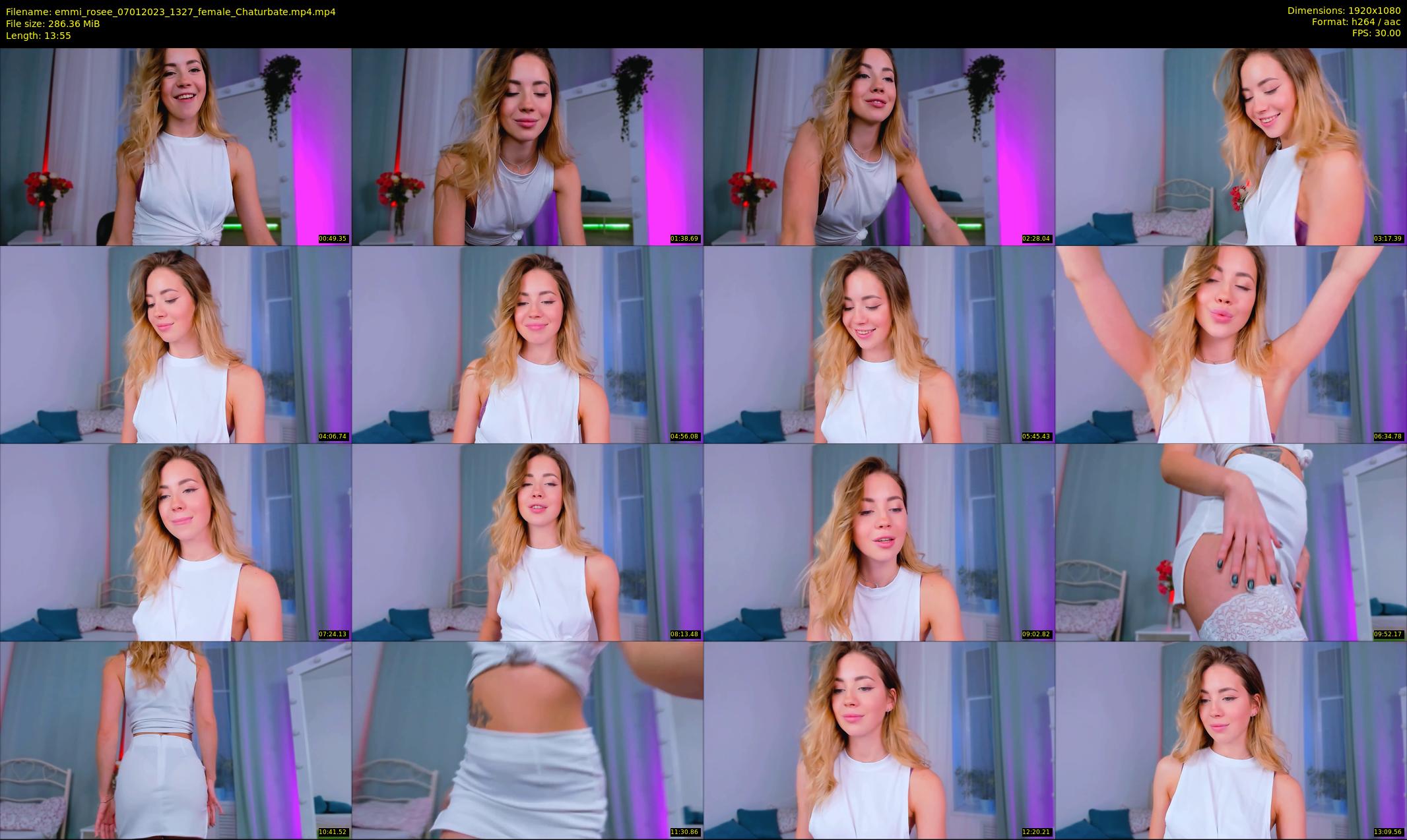 emmi_rosee — 14 minute Chaturbate female cam show recording, 1080p, Jan 7, 2023
