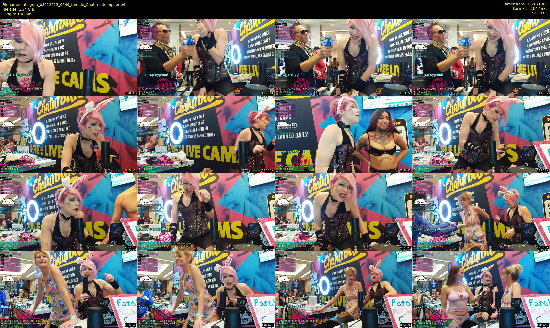 fatalgoth — 63 minute Chaturbate couple cam show recording, 1080p, Jan 8, 2023