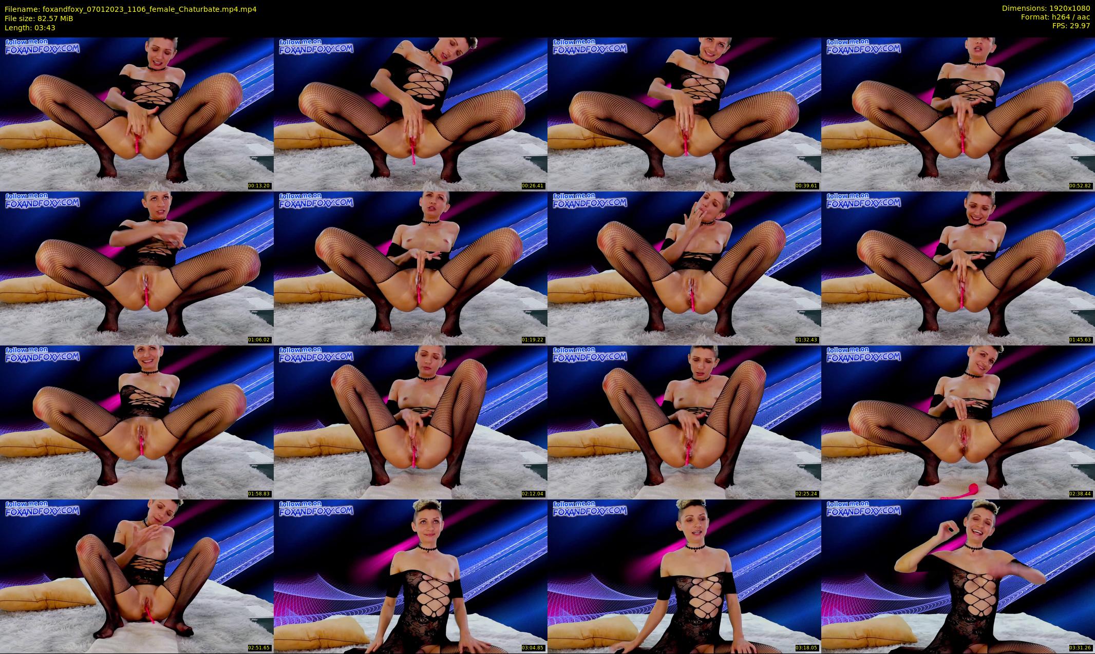 foxandfoxy — 4 minute Chaturbate couple cam show recording, 1080p, Jan 7, 2023