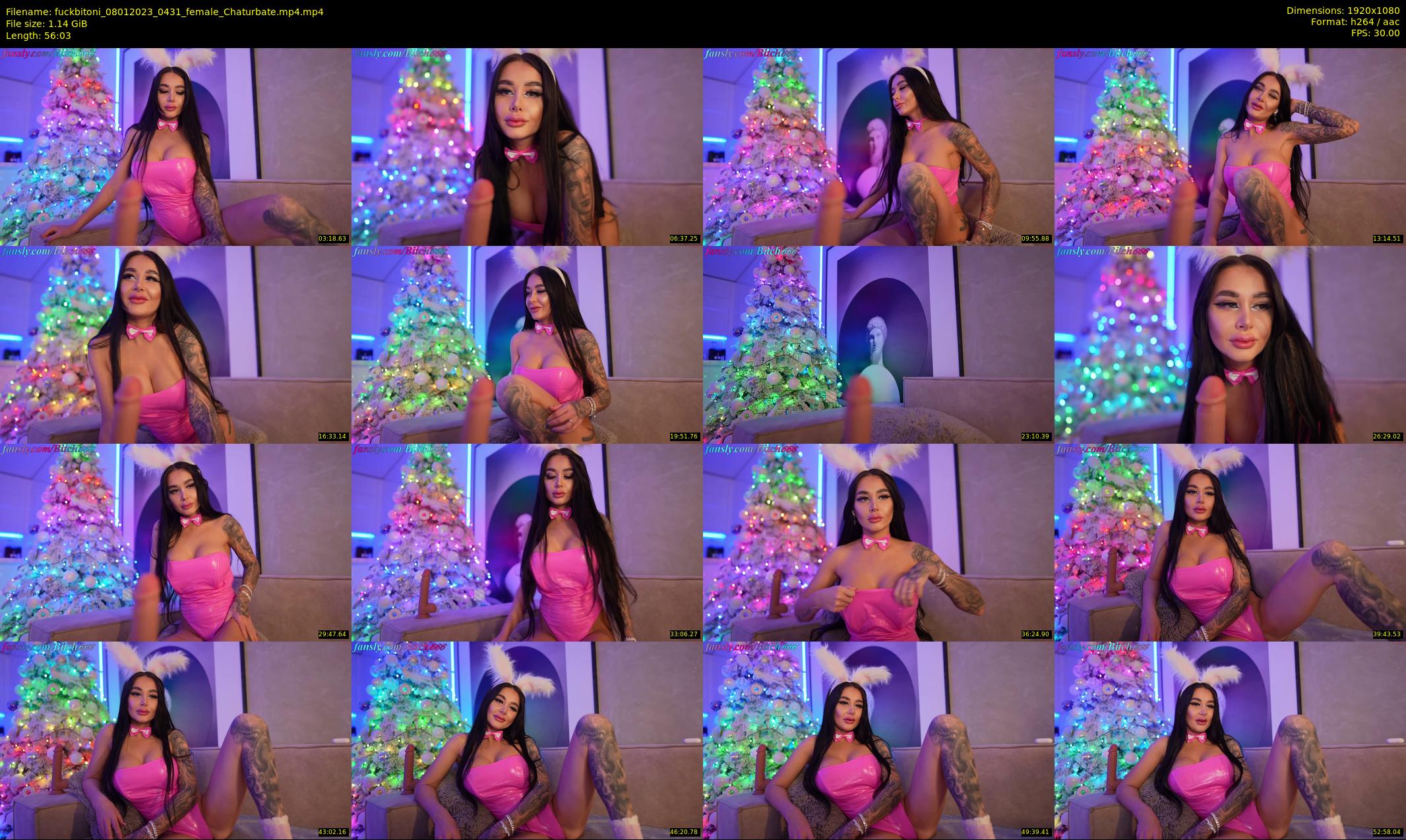 fuckbitoni — 57 minute Chaturbate couple cam show recording, 1080p, Jan 8, 2023